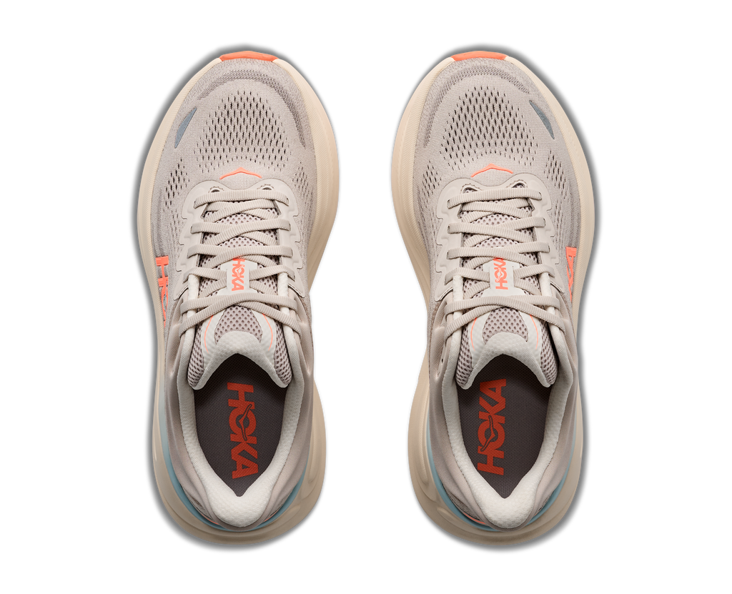 HOKA Women's Bondi 9 - RIVER ROCK GREY / MINERAL ORE (Extra Wide)