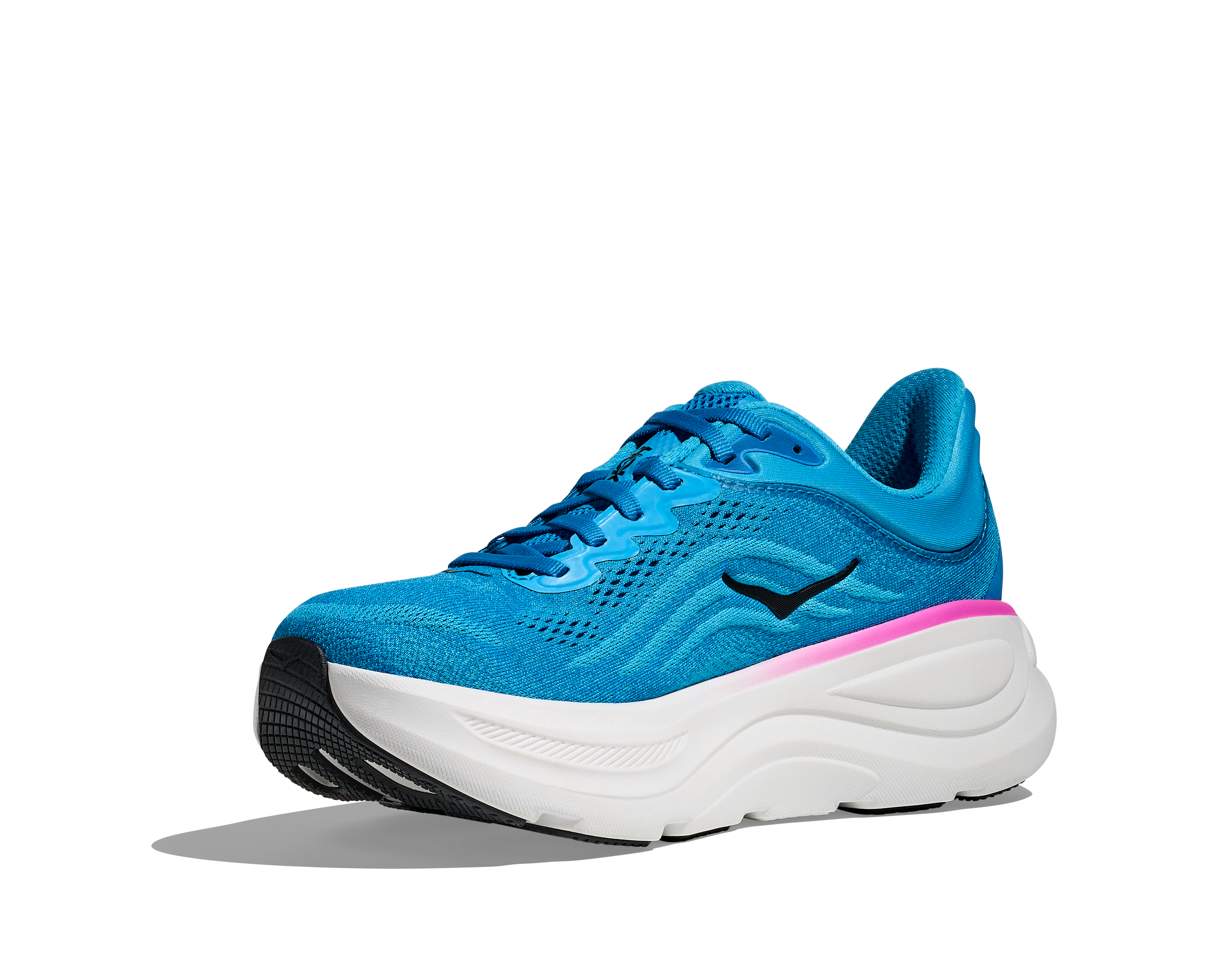 HOKA Women's Bondi 9 - SKYWARD BLUE / NEON FUCHSIA