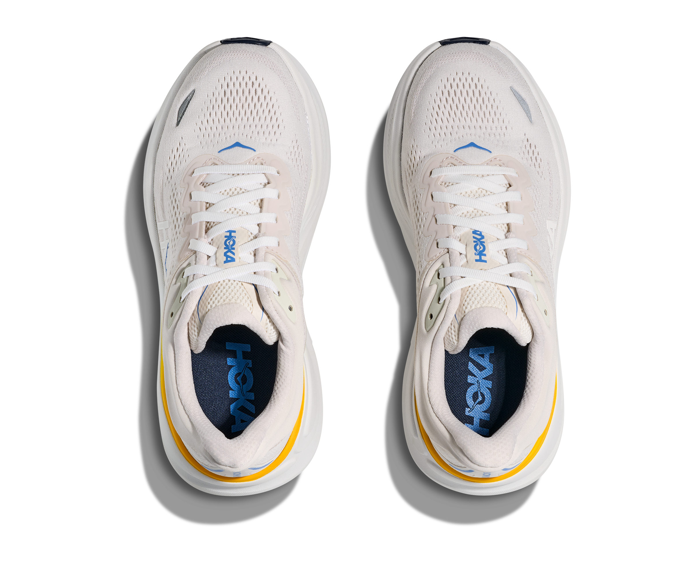 HOKA Women's Bondi 9 - WHITE / GROUT