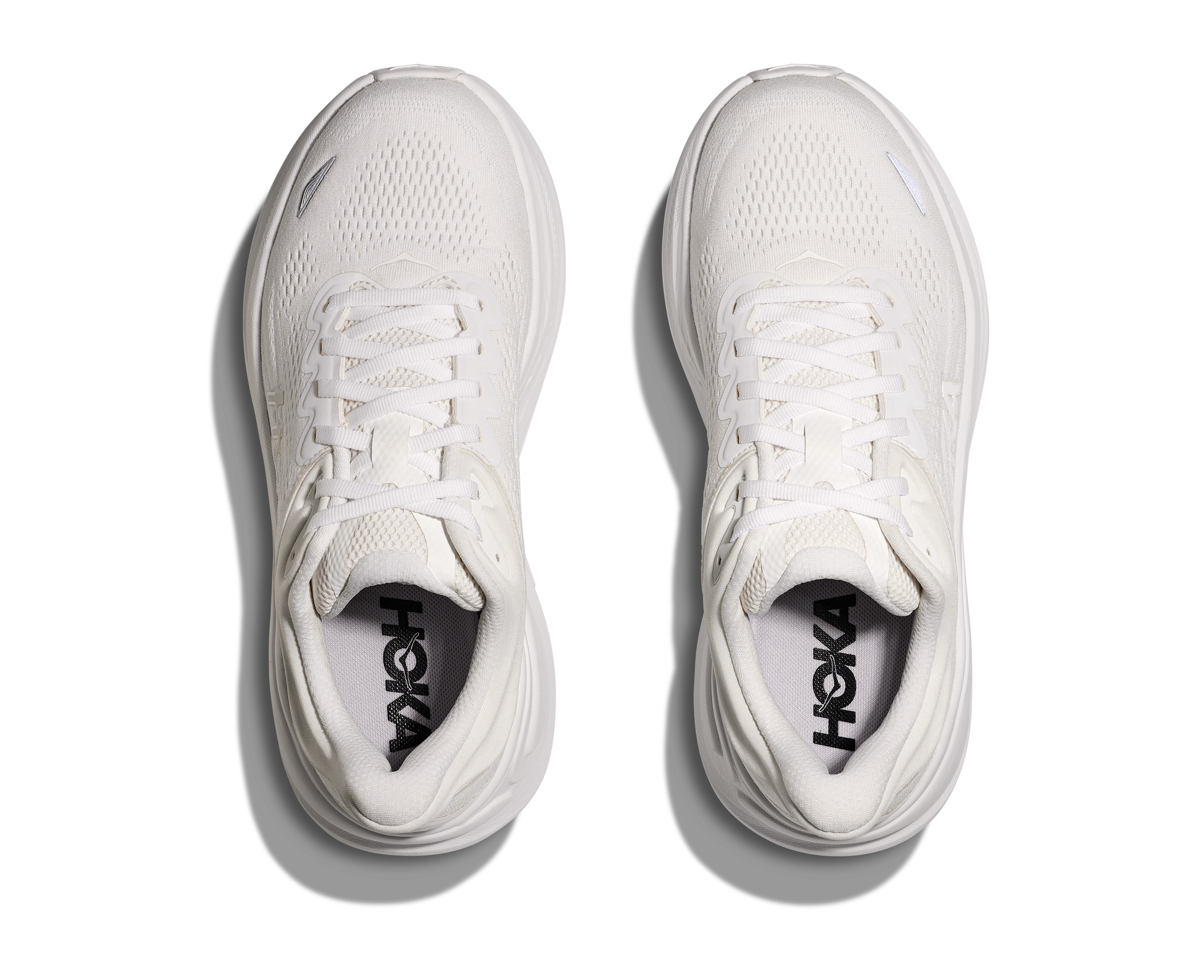 HOKA Women's Bondi 9 - WHITE / WHITE (Wide)