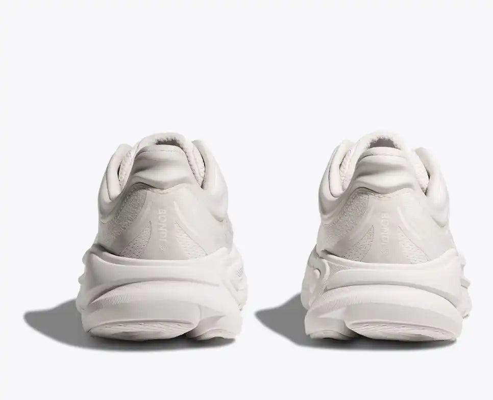 HOKA Women's Bondi 9 - WHITE / WHITE (Extra Wide)