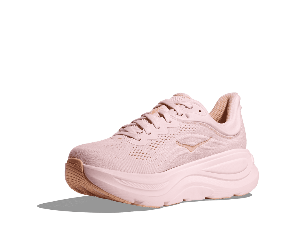 HOKA Women's Bondi 9 - LILAC CREAM / TANGERINE GLOW (Wide)