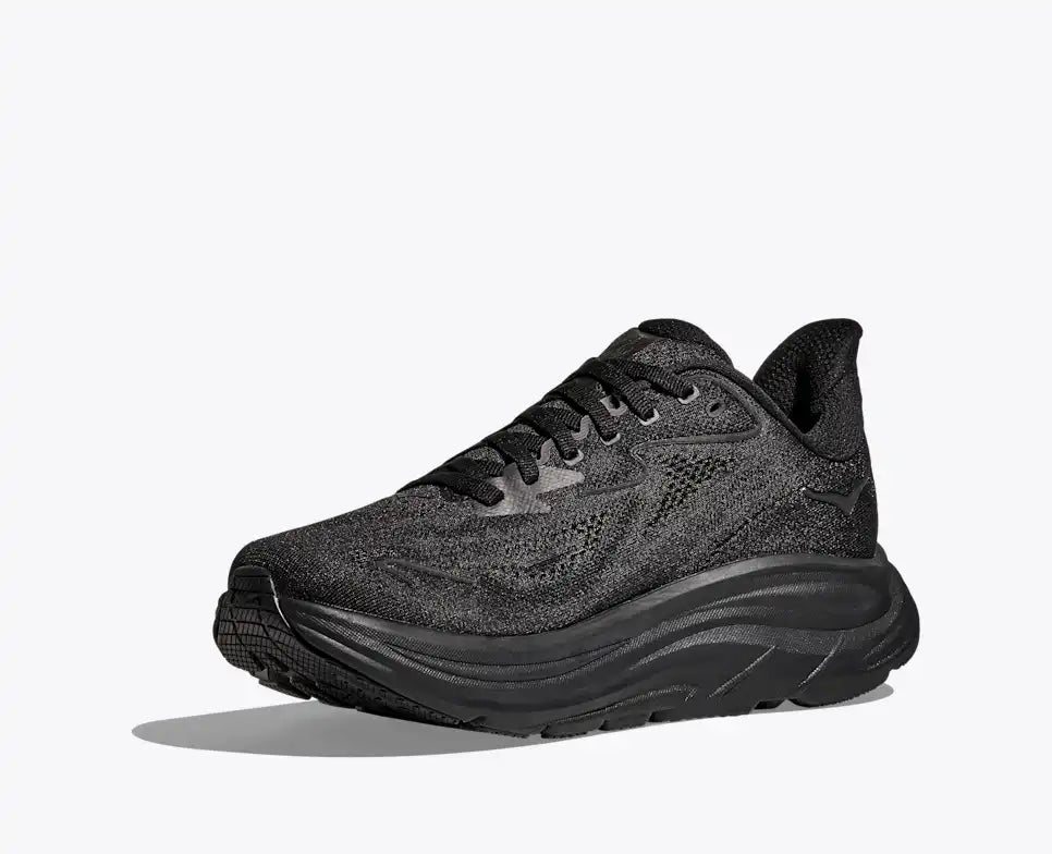 HOKA Men's Clifton 10 - BLACK / BLACK (Extra Wide)