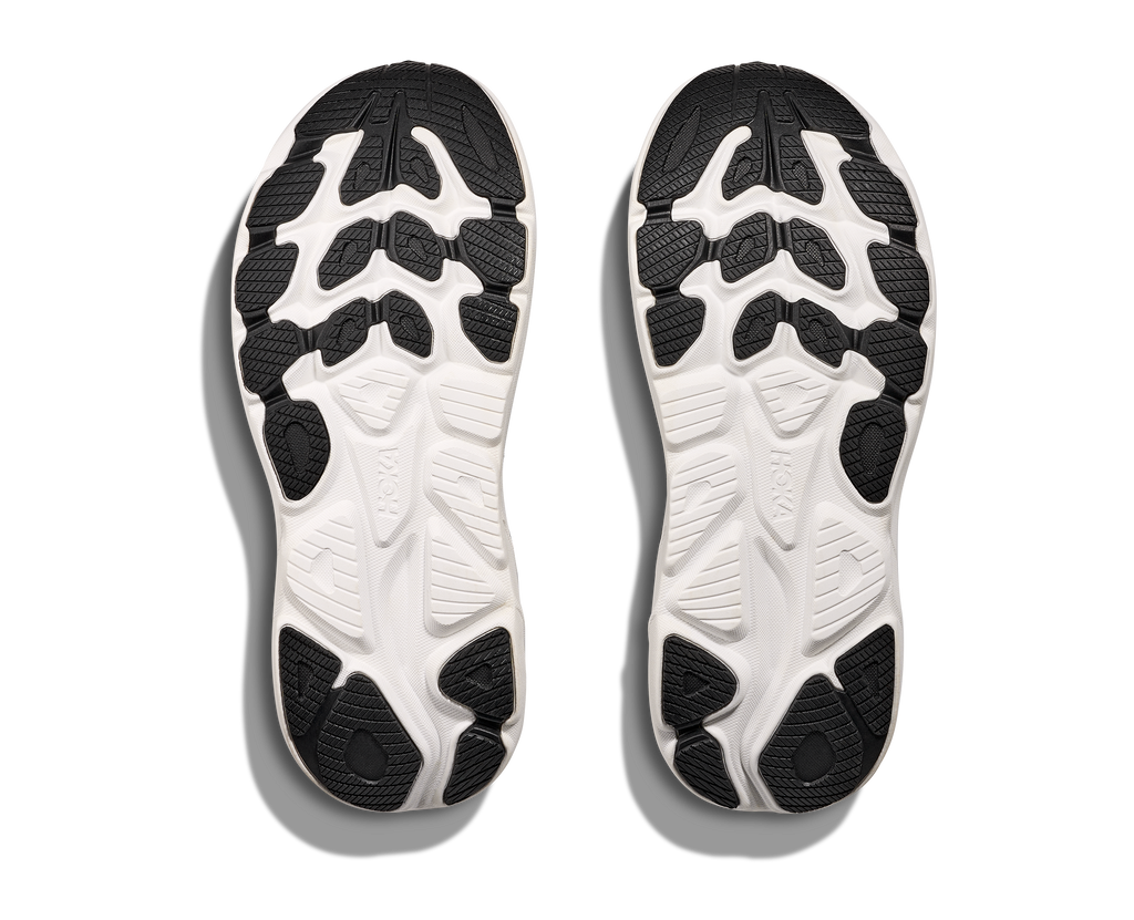 HOKA Men's Clifton 10 - BLACK / WHITE