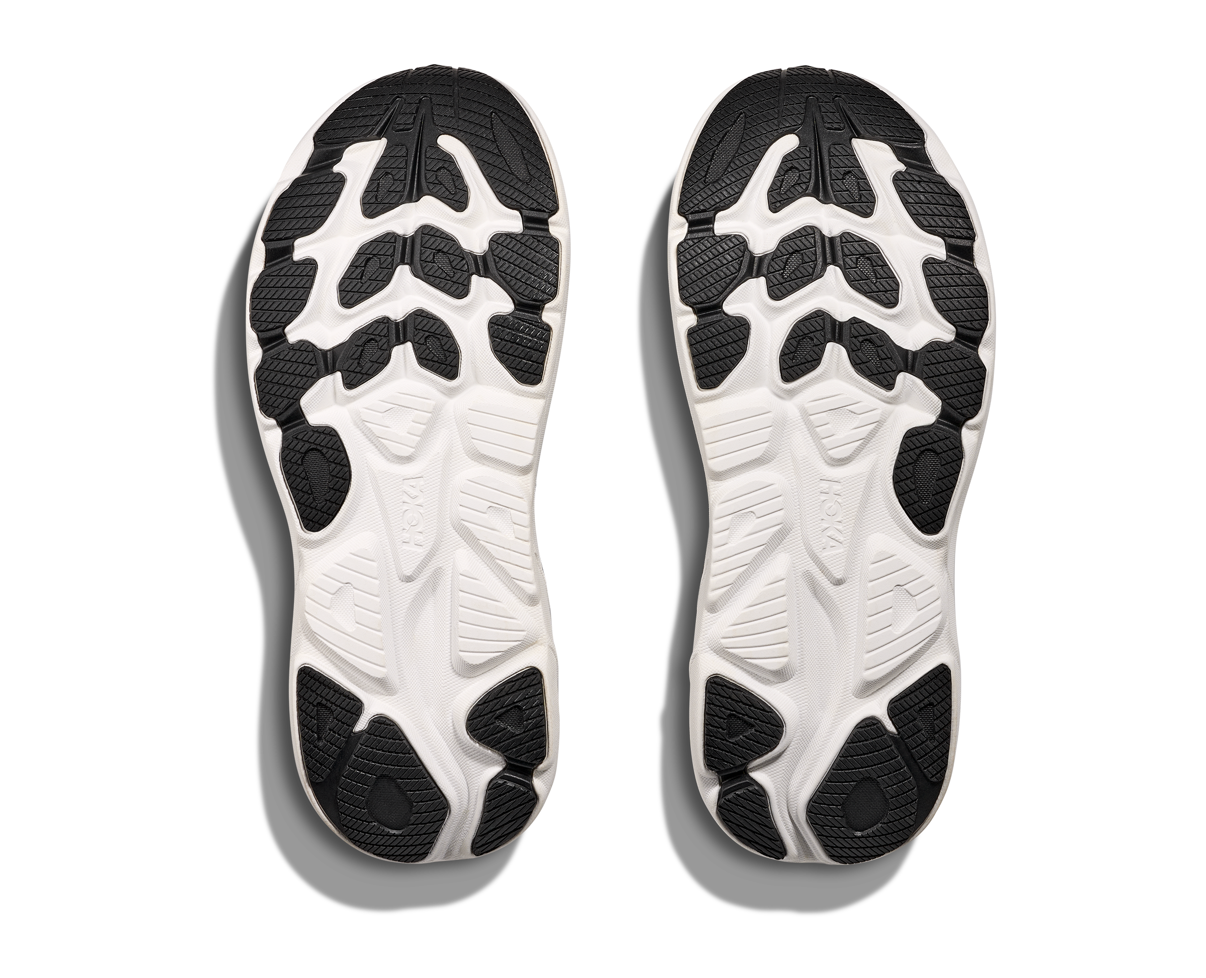HOKA Men's Clifton 10 - BLACK / WHITE