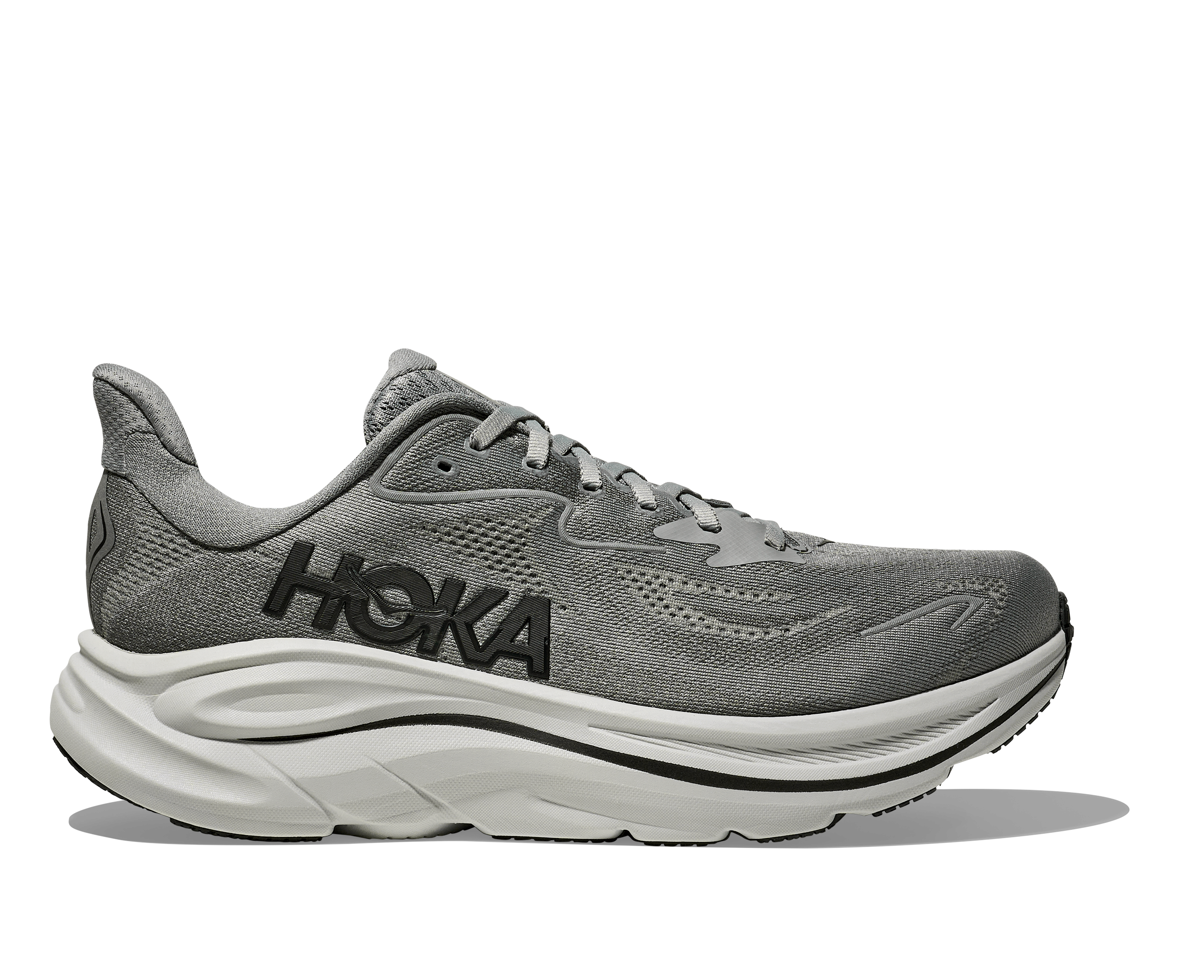 HOKA Men's Clifton 10 - GALACTIC GREY / ASTEROID (Wide)