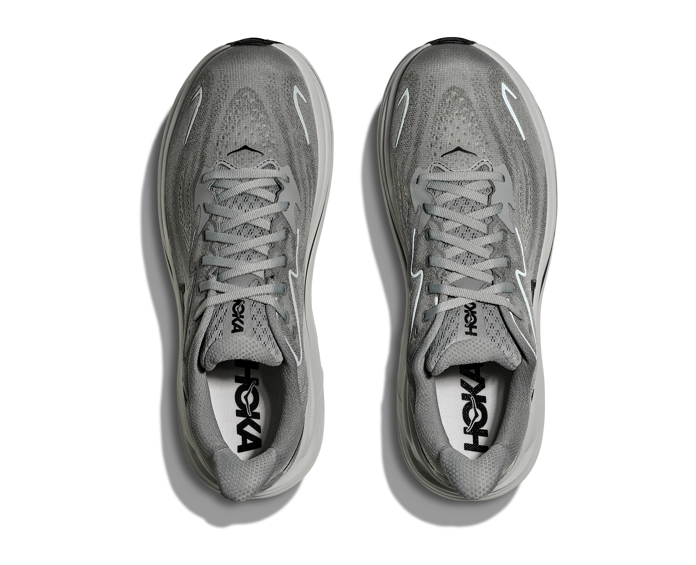 HOKA Men's Clifton 10 - GALACTIC GREY / ASTEROID (Wide)