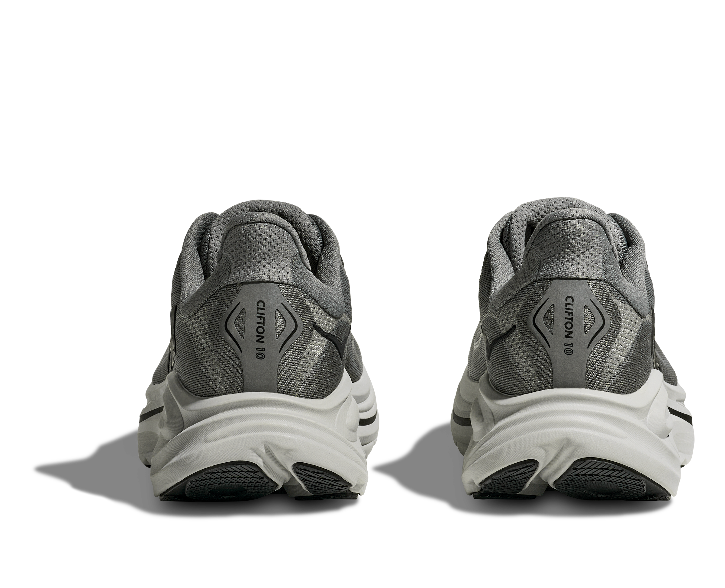 HOKA Men's Clifton 10 - GALACTIC GREY / ASTEROID (Wide)