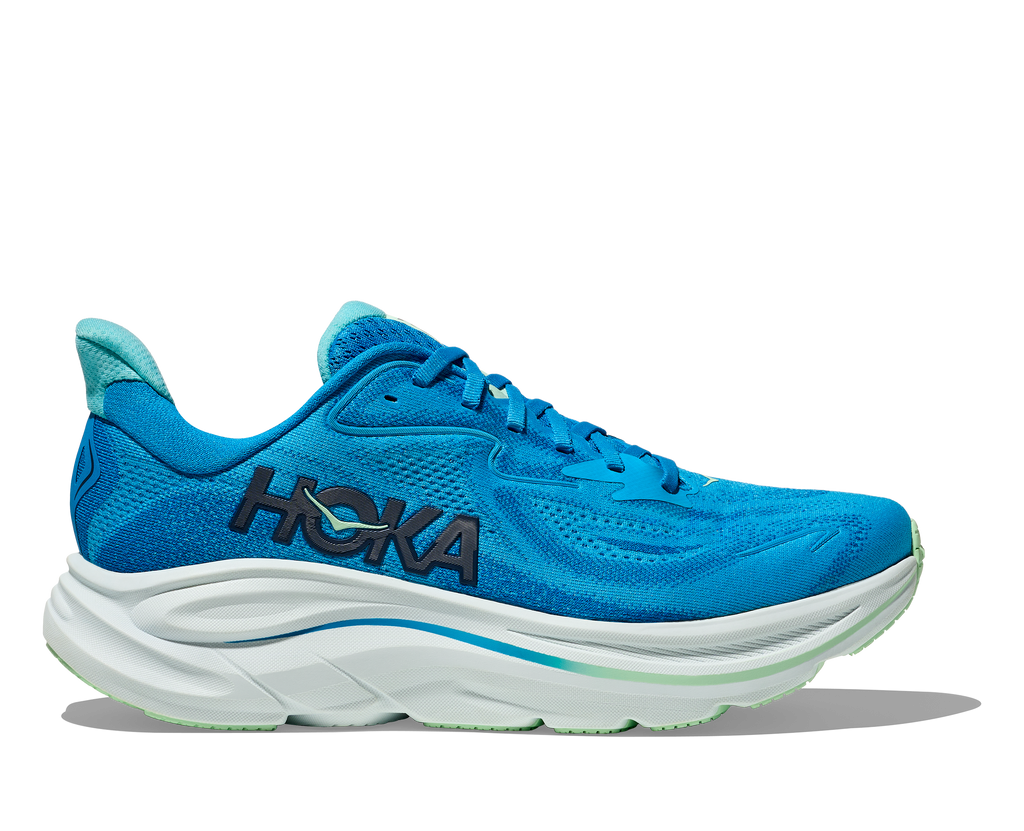 HOKA Men's Clifton 10 - HOKA BLUE / SKYWARD BLUE (Wide)