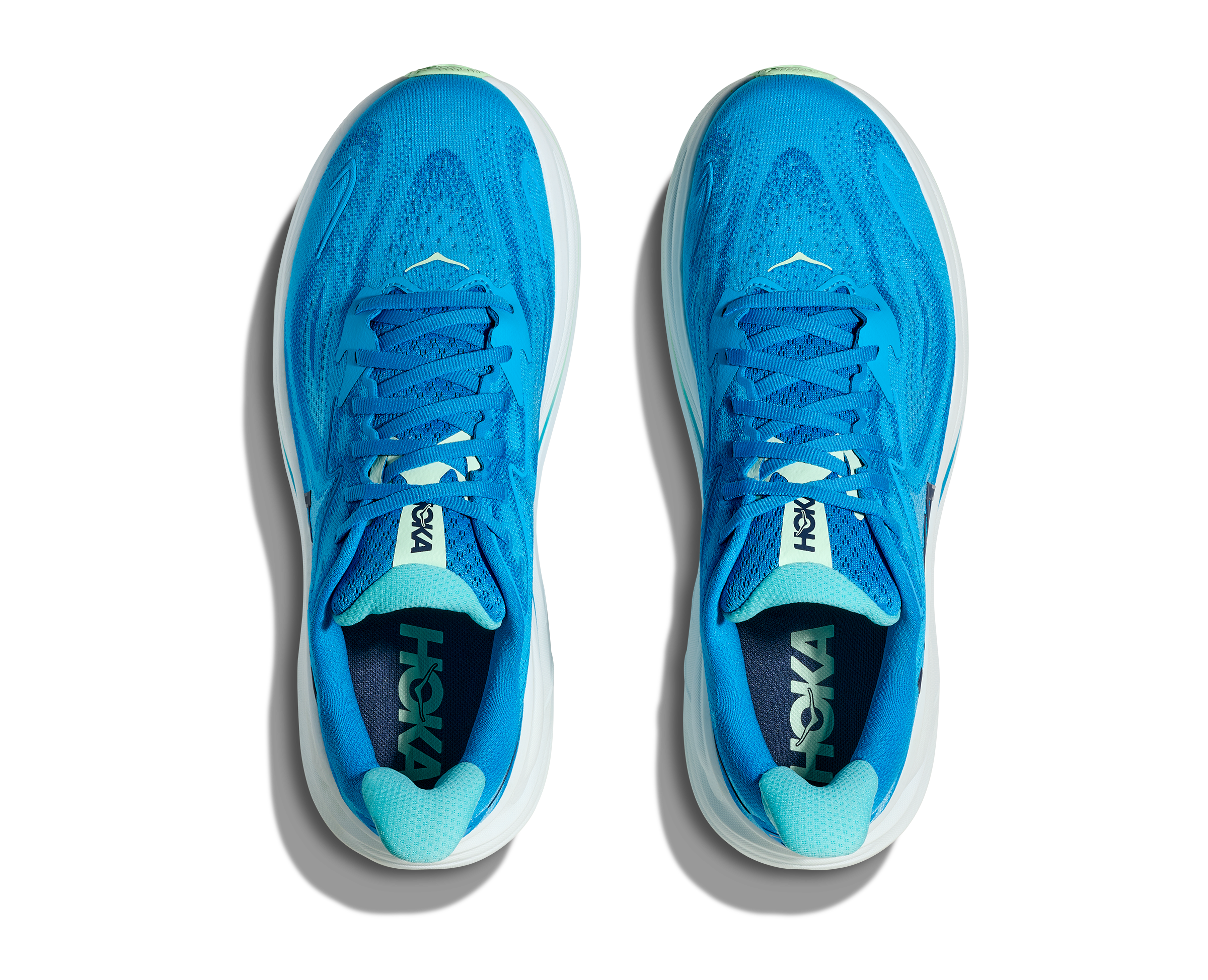 HOKA Men's Clifton 10 - HOKA BLUE / SKYWARD BLUE (Wide)