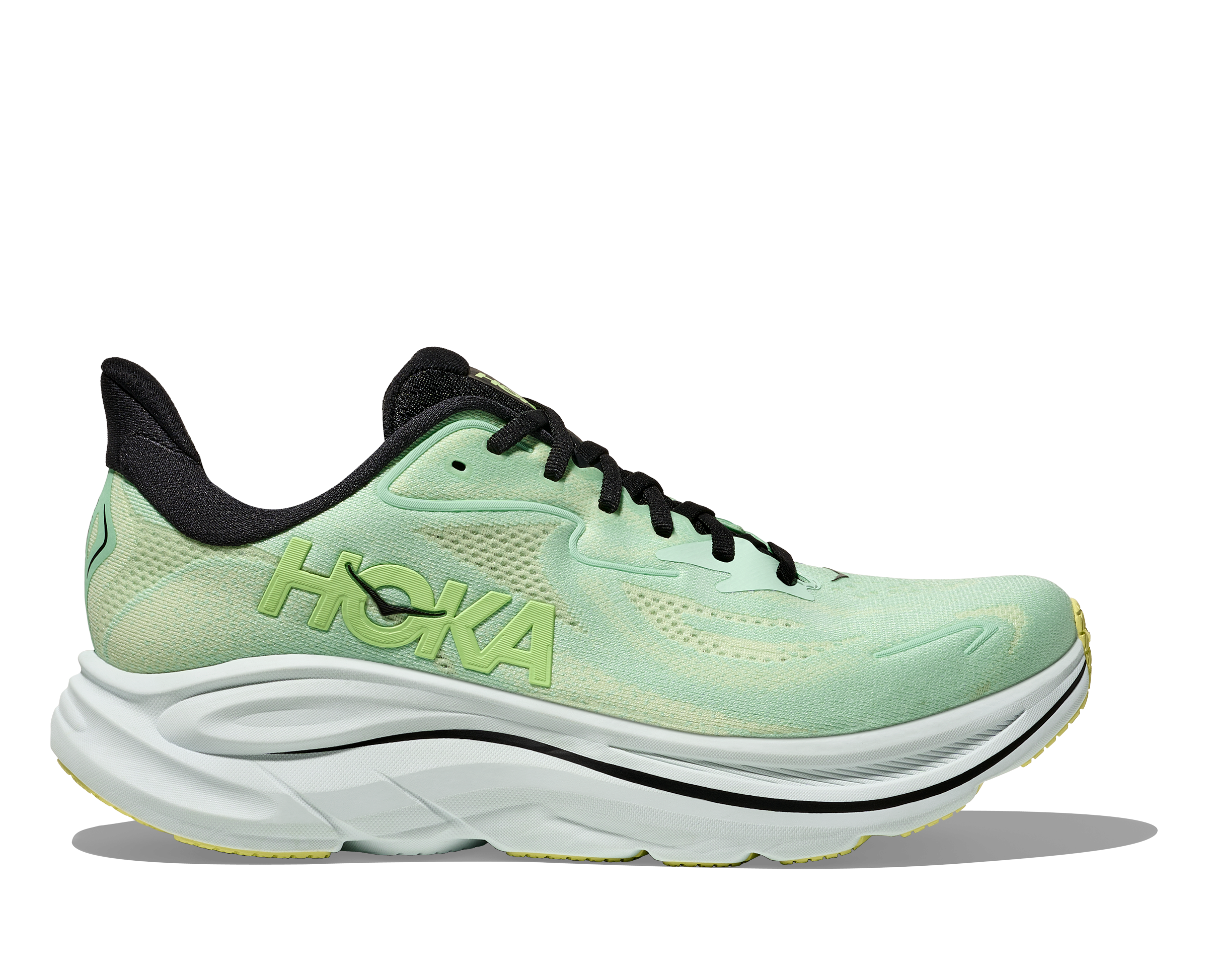 HOKA Men's Clifton 10 - MINT FLUORITE / LUNA MOTH