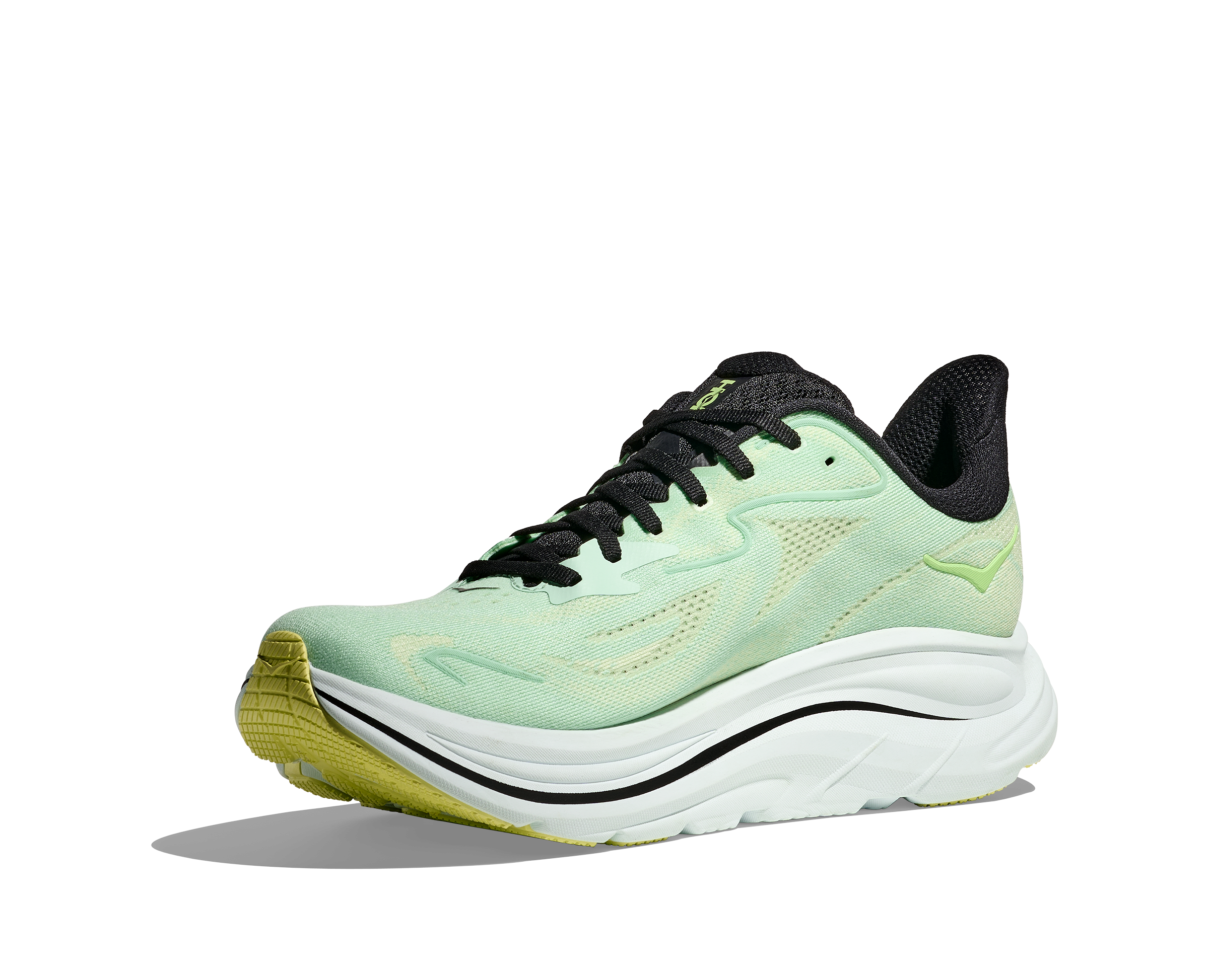 HOKA Men's Clifton 10 - MINT FLUORITE / LUNA MOTH