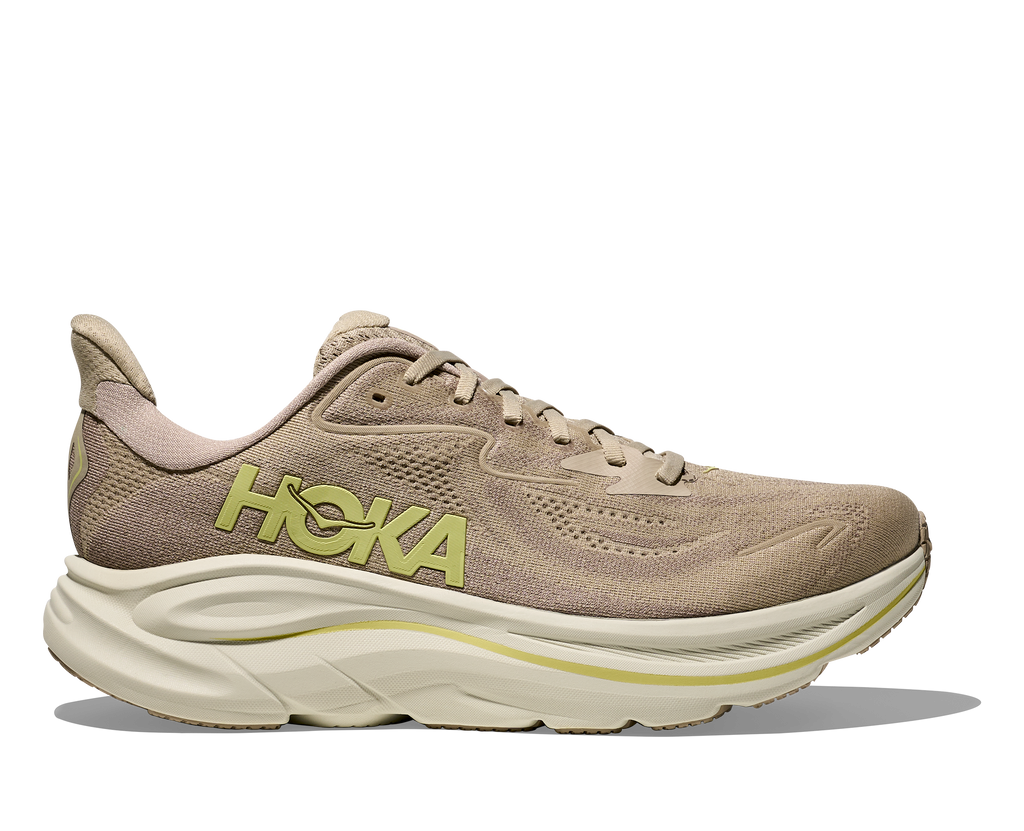 HOKA Men's Clifton 10 - RAW LINEN / STONE (Wide)