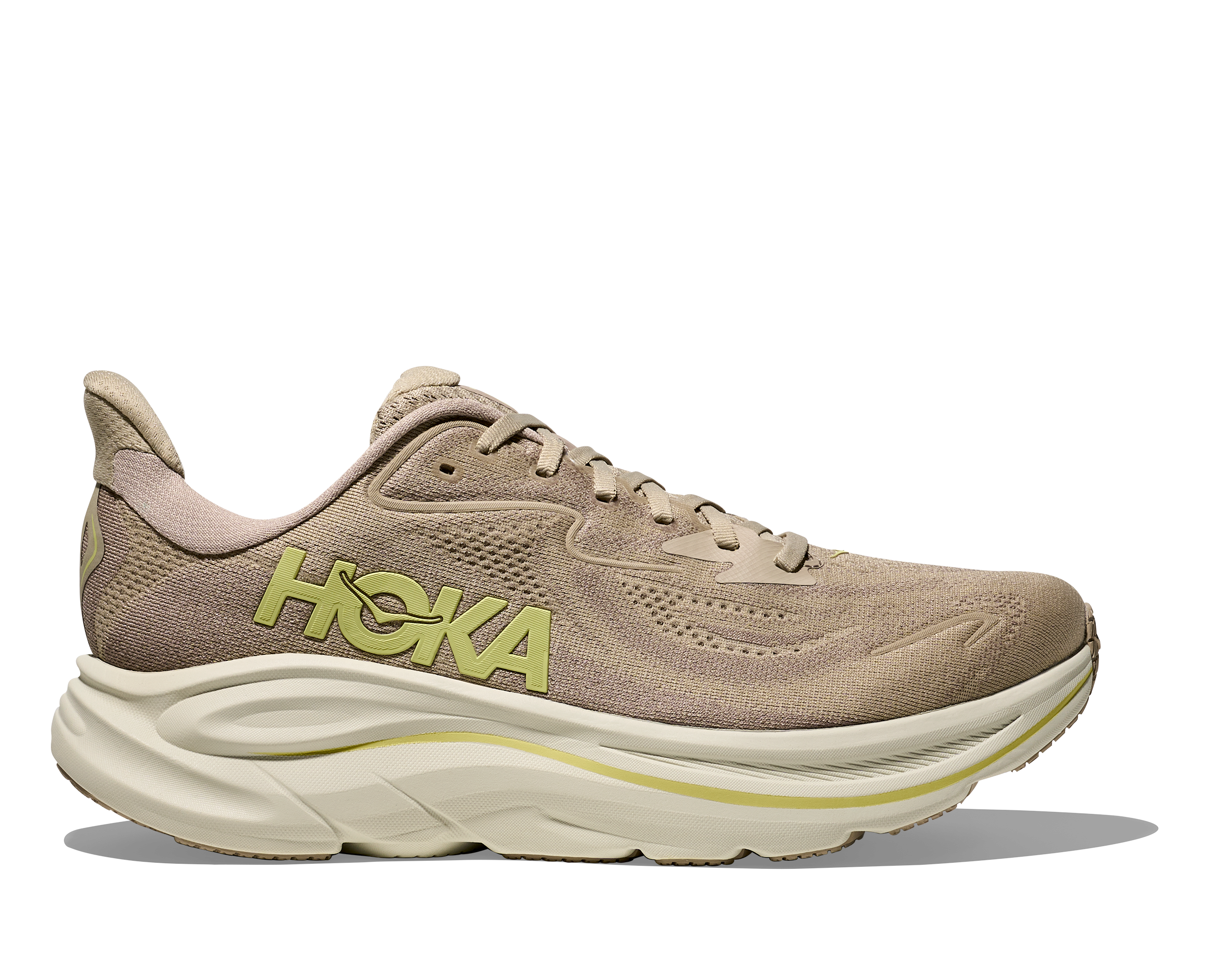 HOKA Men's Clifton 10 - RAW LINEN / STONE