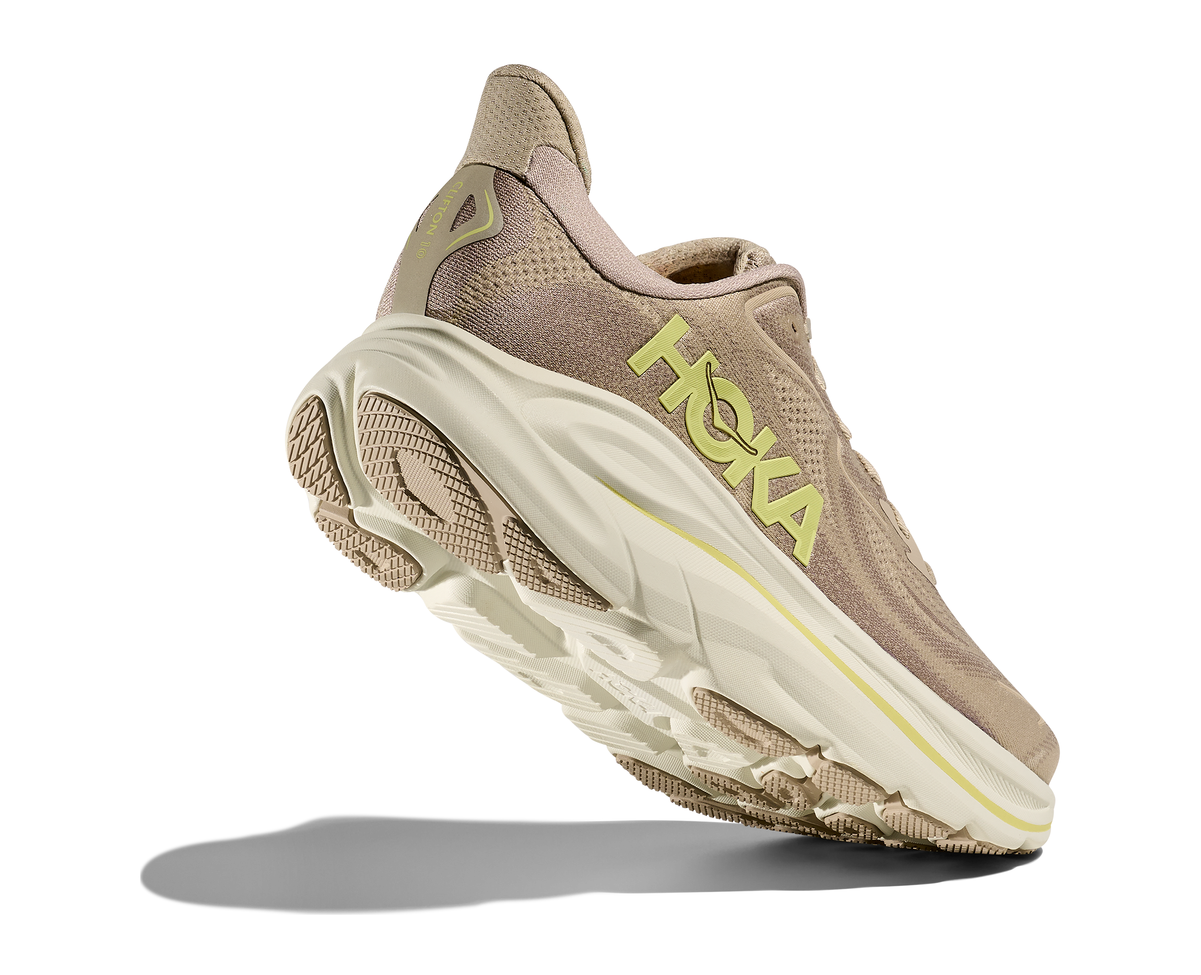 HOKA Men's Clifton 10 - RAW LINEN / STONE