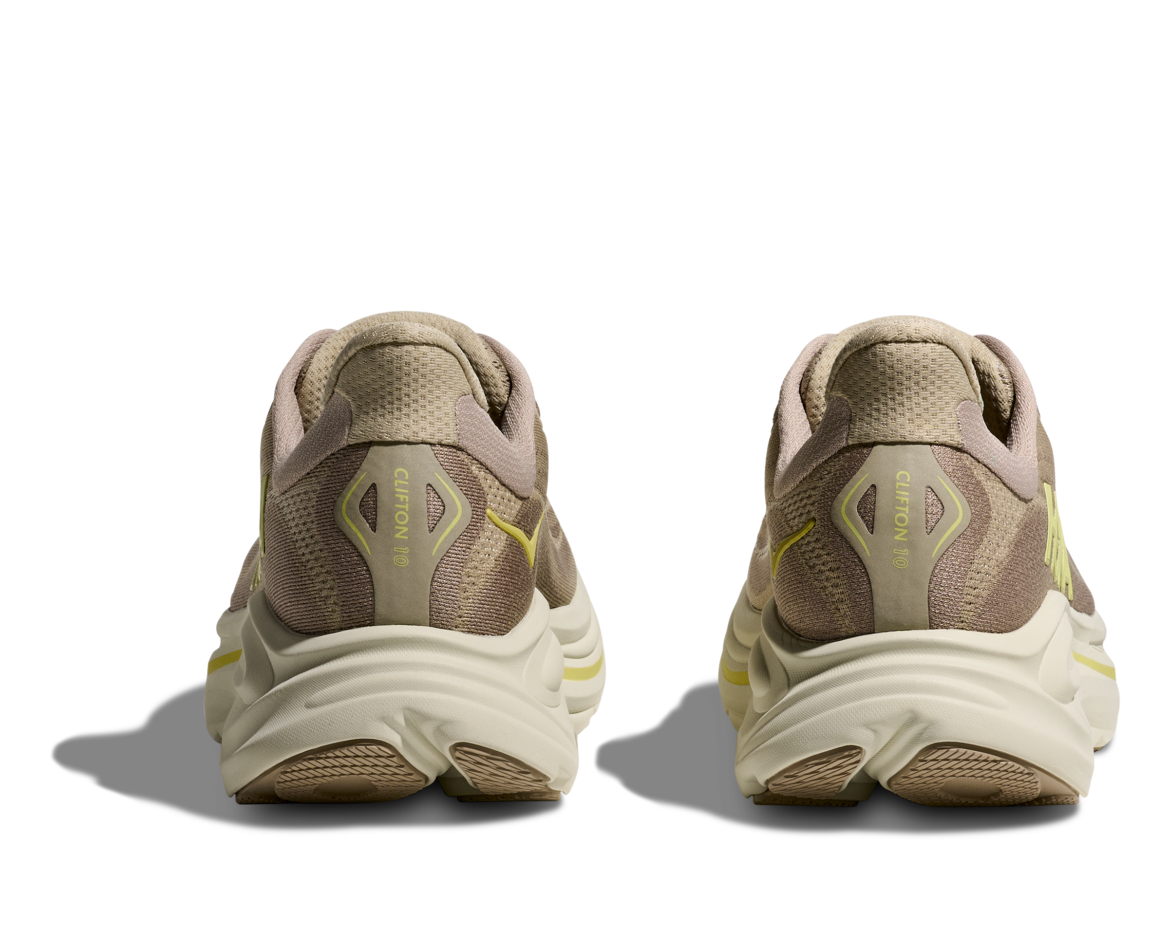 HOKA Men's Clifton 10 - RAW LINEN / STONE (Wide)