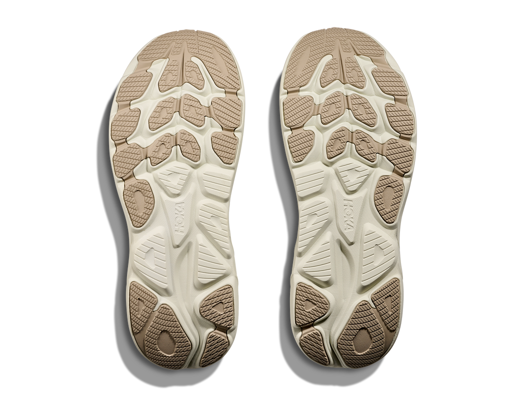 HOKA Men's Clifton 10 - RAW LINEN / STONE (Wide)