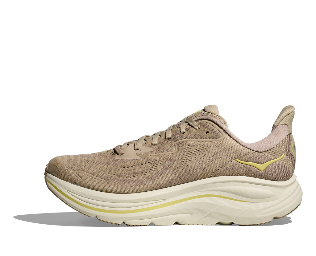 HOKA Men's Clifton 10 - RAW LINEN / STONE (Wide)