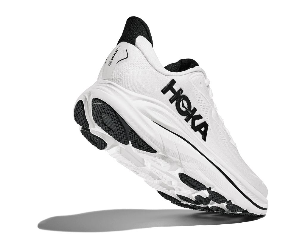 HOKA Men's Clifton 10 - WHITE / BLACK