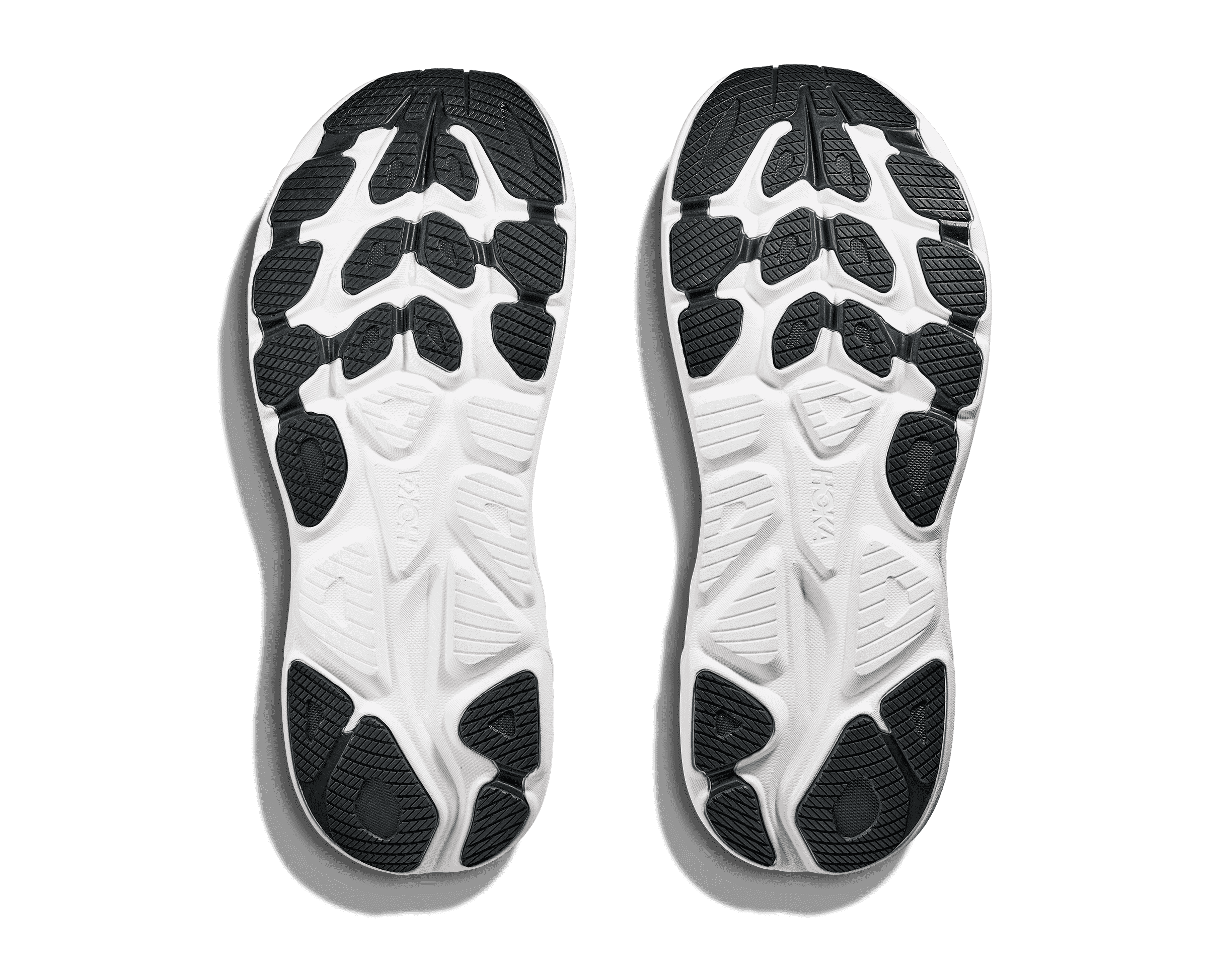 HOKA Men's Clifton 10 - WHITE / BLACK