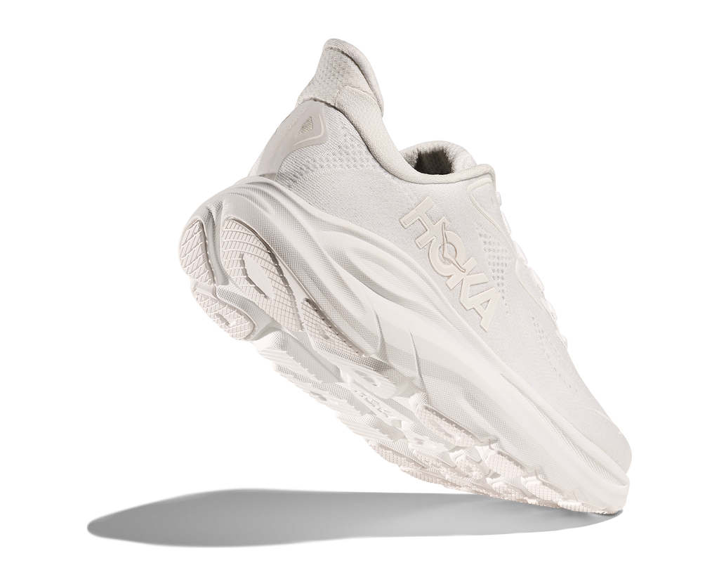 HOKA Men's Clifton 10 - WHITE / WHITE (Wide)
