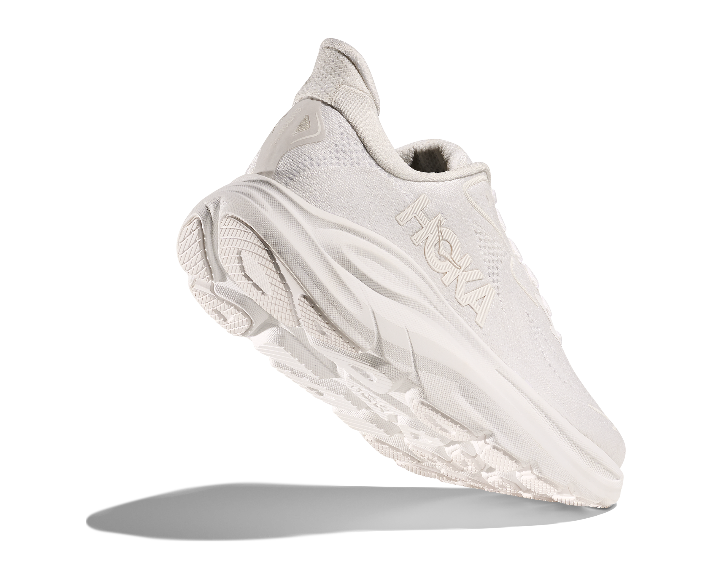 HOKA Men's Clifton 10 - WHITE / WHITE (Wide)