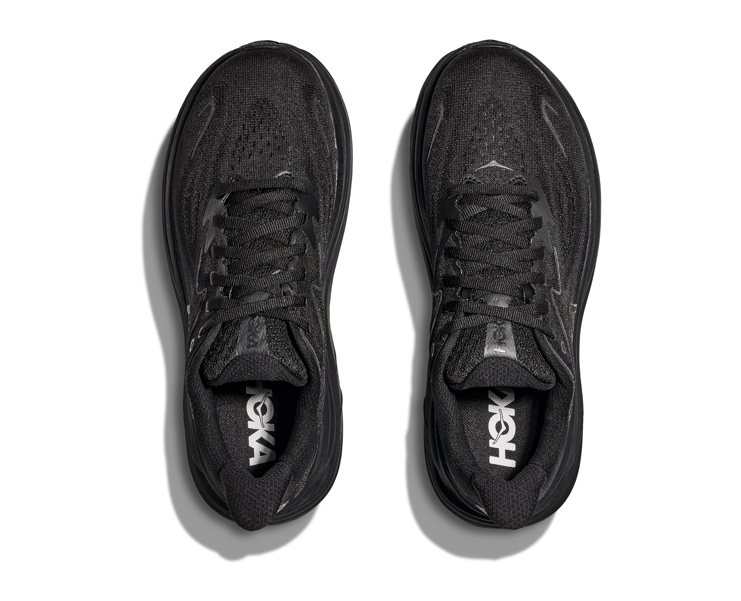 HOKA Women's Clifton 10 - BLACK / BLACK (Wide)