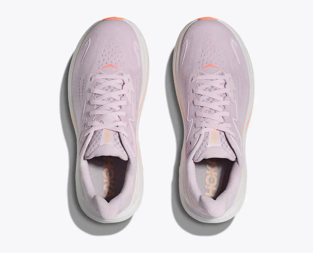 HOKA Women's Clifton 10 - LILAC CREAM / TANGERINE GLOW