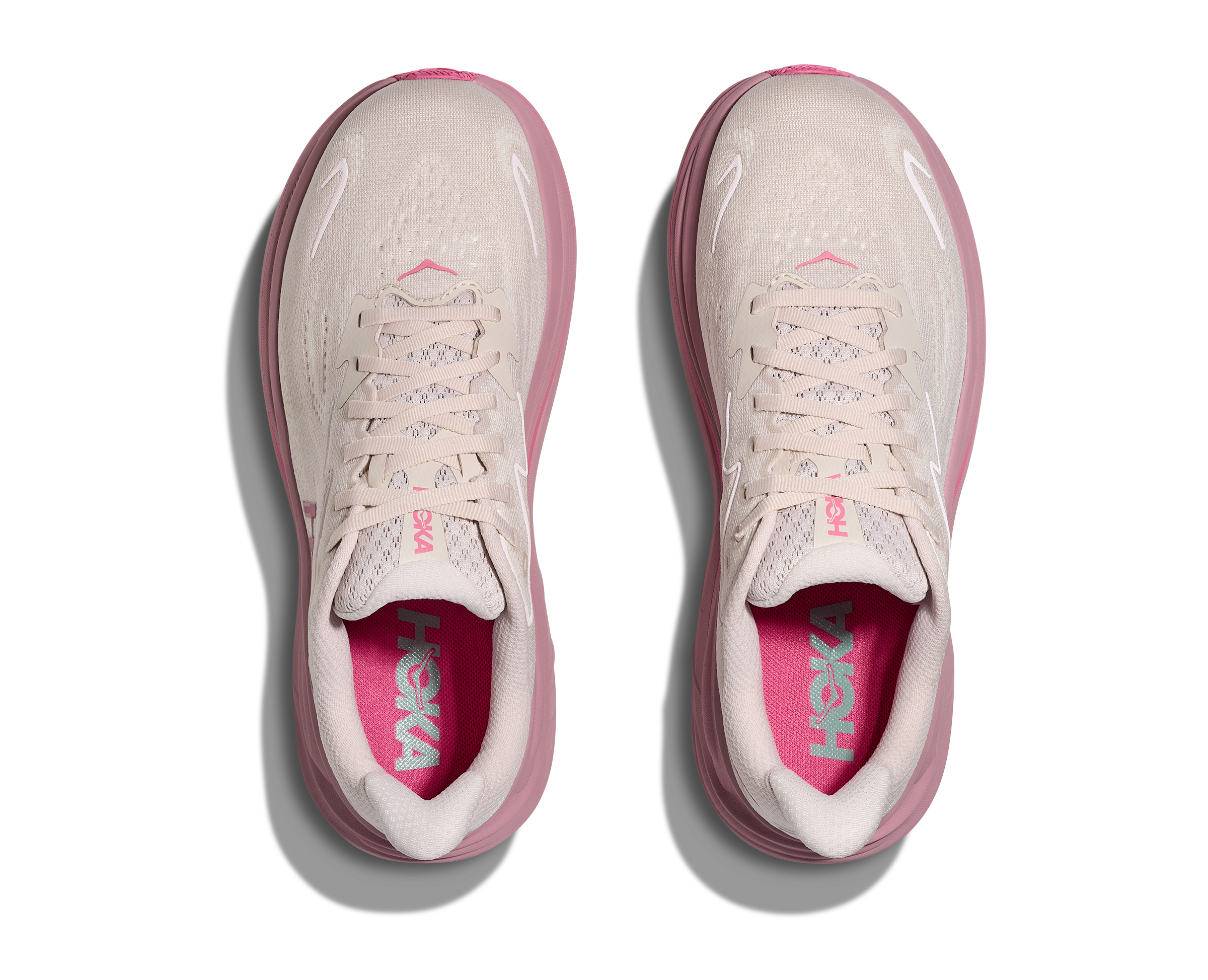 HOKA Women's Clifton 10 - ROSE CREAM / DRIED ROSE