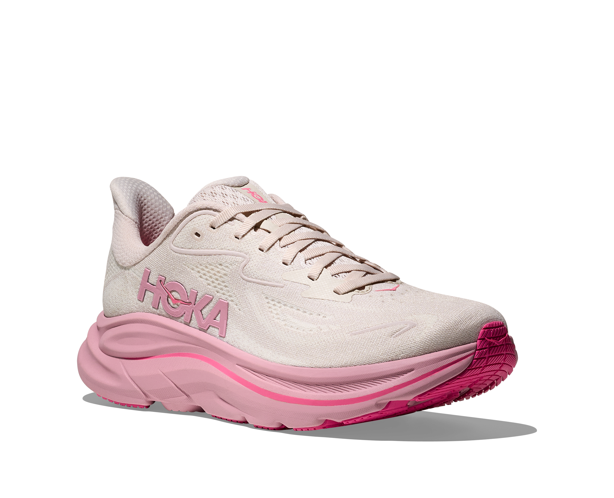 HOKA Women's Clifton 10 - ROSE CREAM / DRIED ROSE