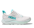 HOKA Women's Clifton 10 - WHITE / CIELO BLUE