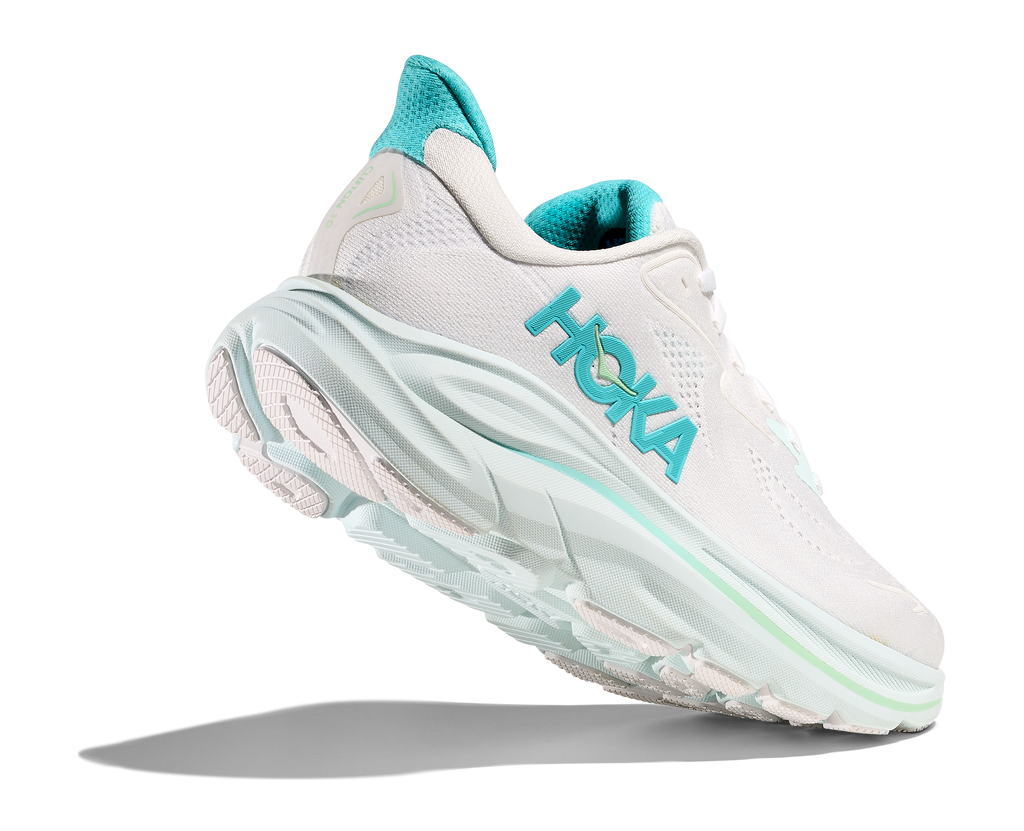 HOKA Women's Clifton 10 - WHITE / CIELO BLUE