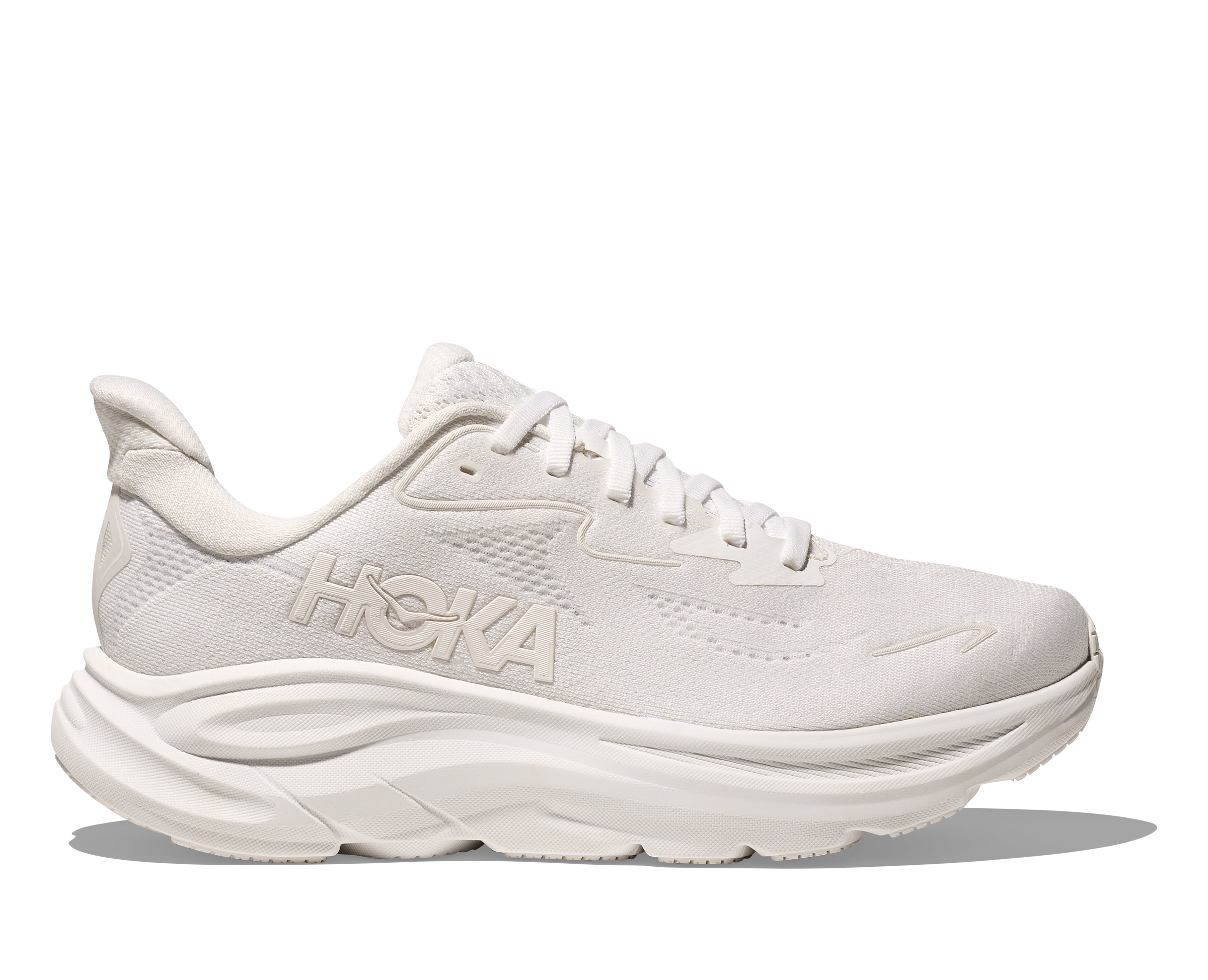 HOKA Women's Clifton 10 - WHITE / WHITE