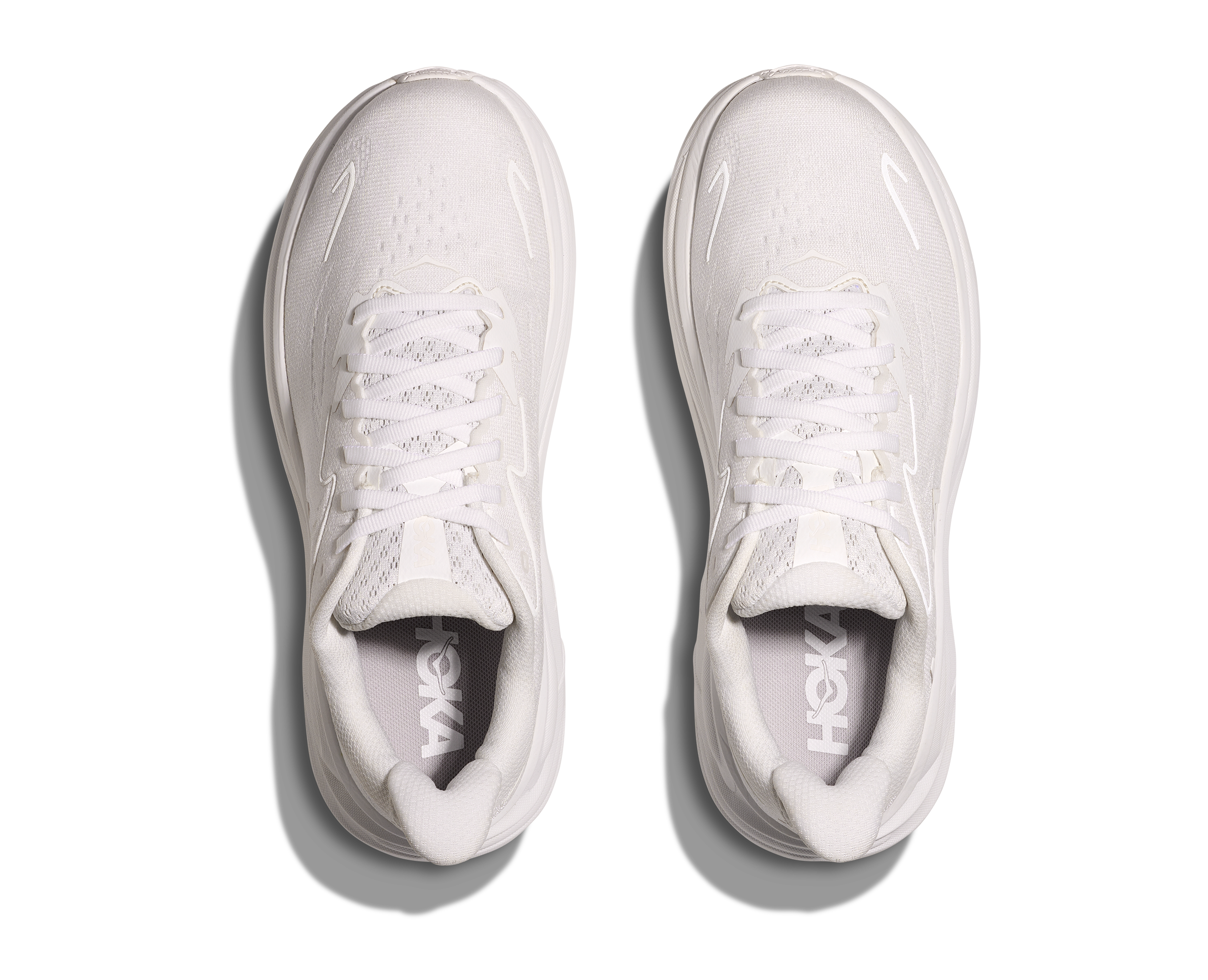 HOKA Women's Clifton 10 - WHITE / WHITE (Wide)