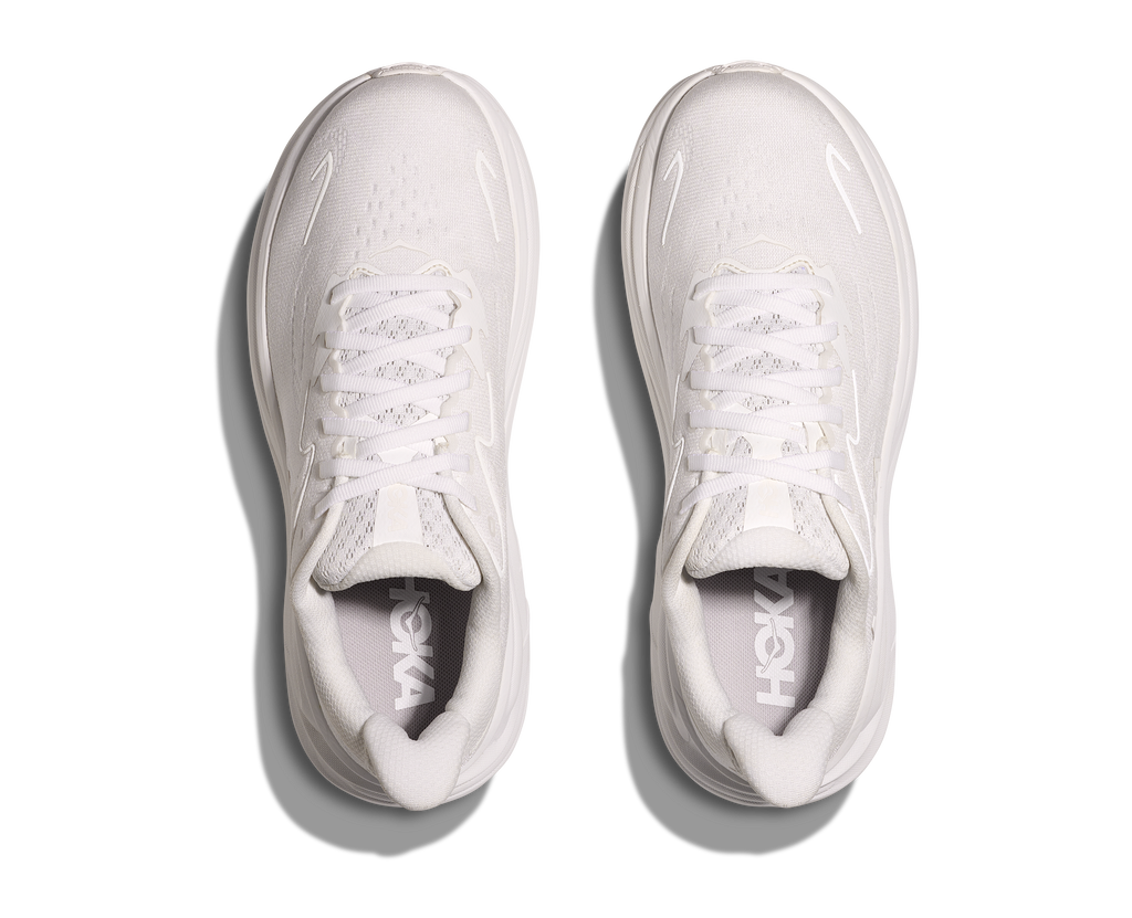 HOKA Women's Clifton 10 - WHITE / WHITE