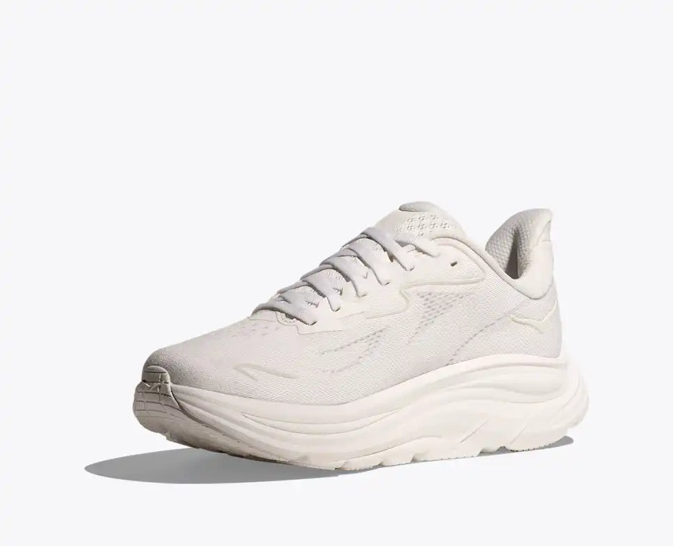 HOKA Women's Clifton 10 - WHITE / WHITE (Extra Wide)