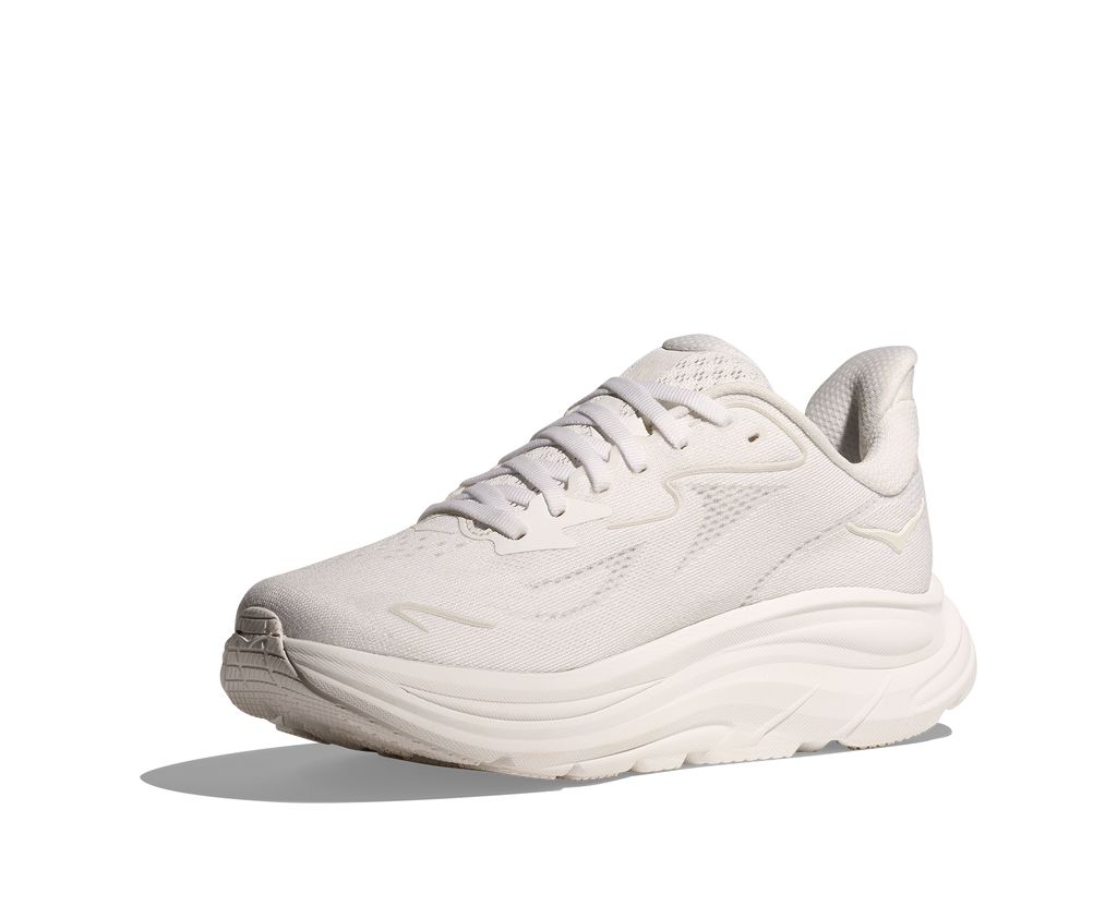 HOKA Women's Clifton 10 - WHITE / WHITE