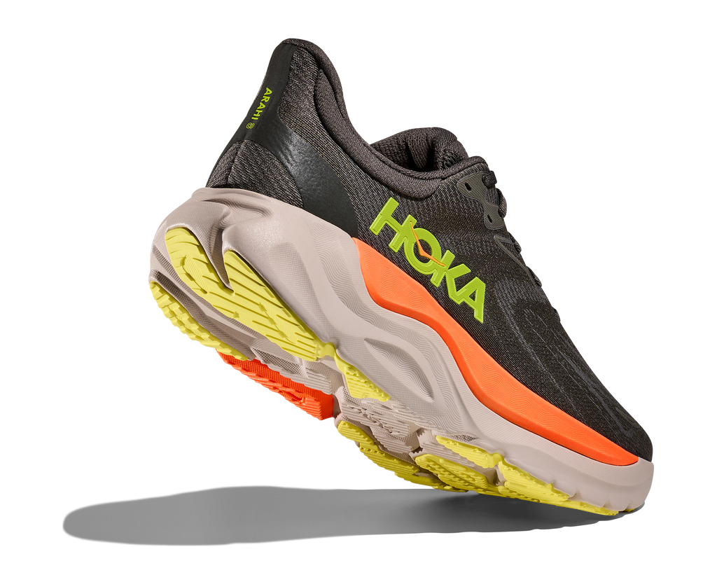 HOKA Men's Arahi 8 - ASPHALT / GRAVEL