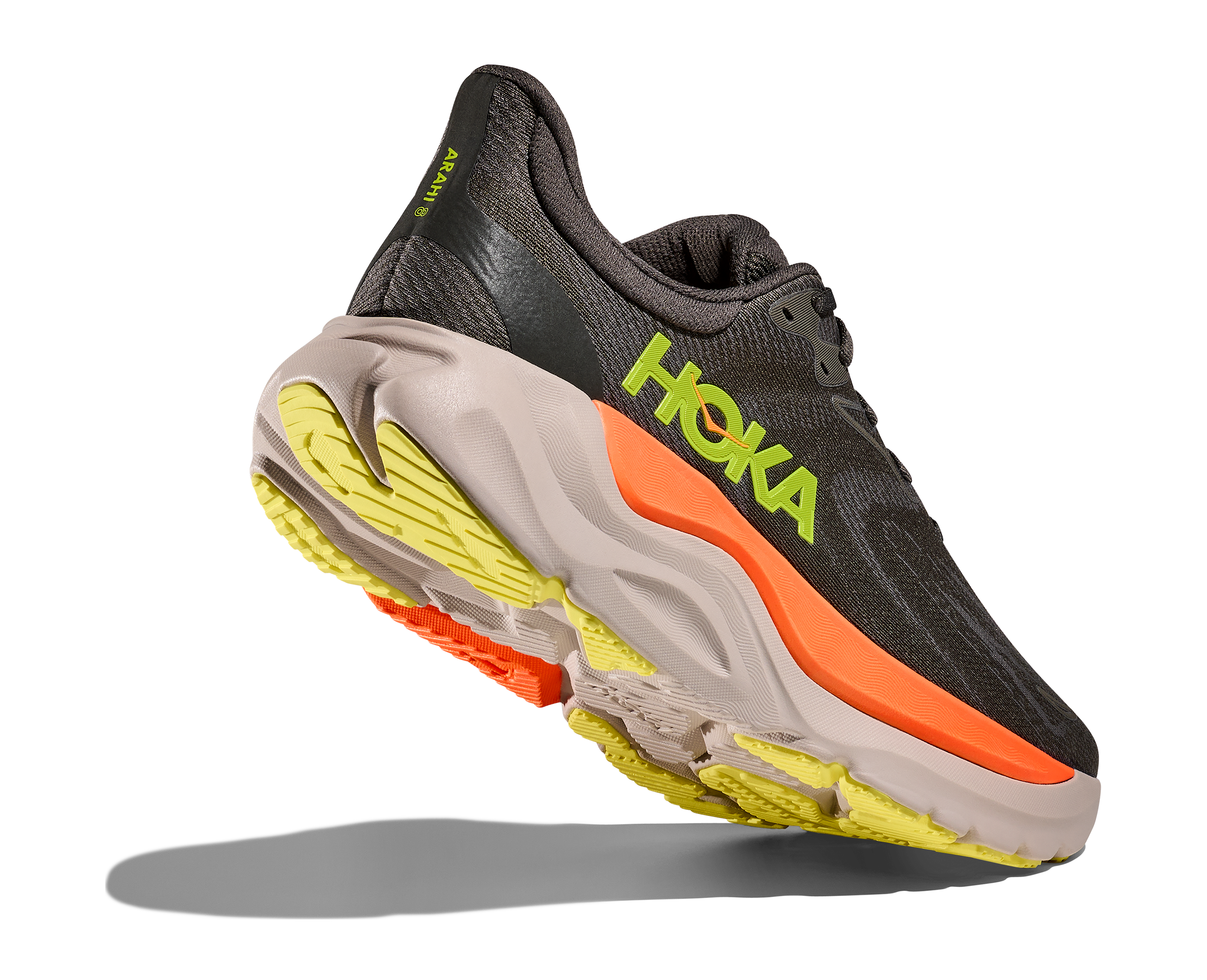 HOKA Men's Arahi 8 - ASPHALT / GRAVEL