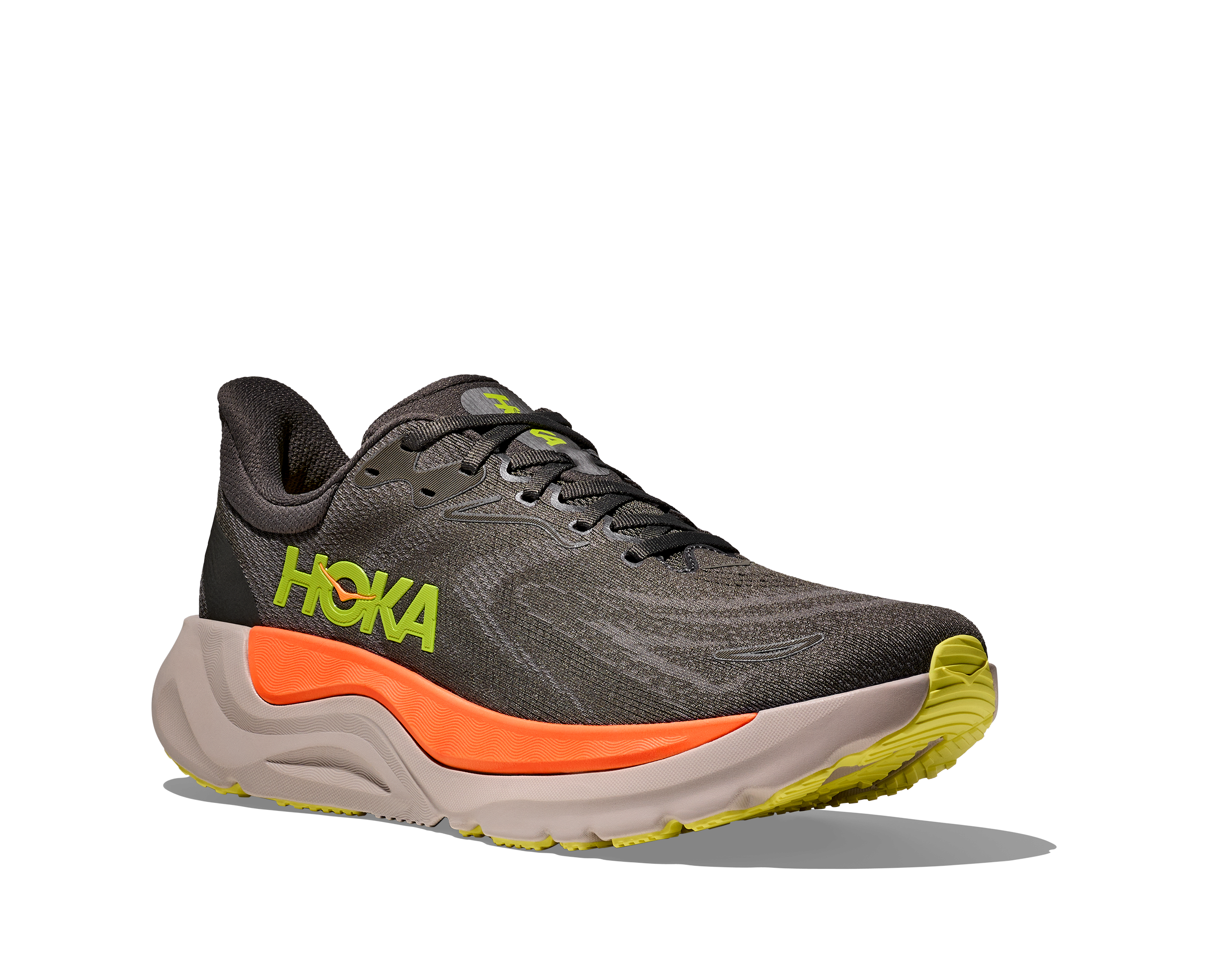 HOKA Men's Arahi 8 - ASPHALT / GRAVEL