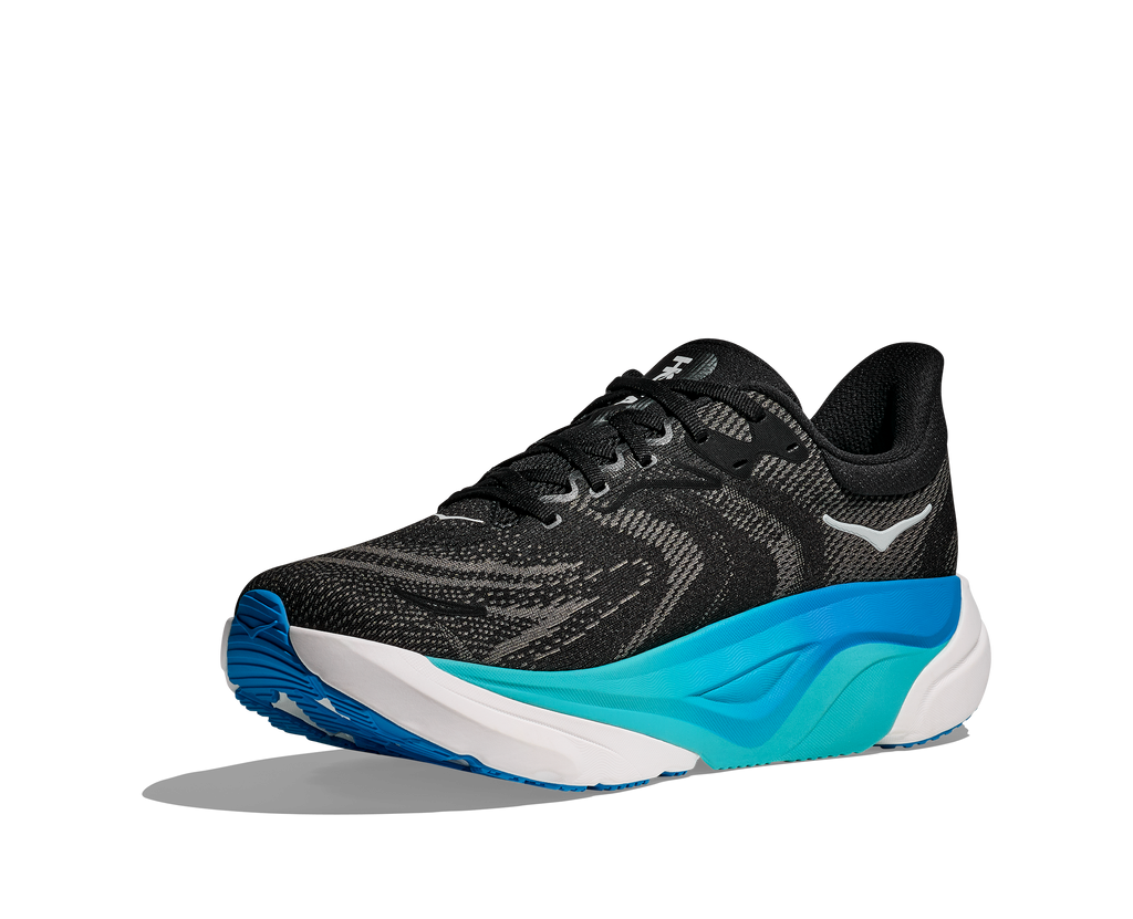 HOKA Men's Arahi 8 - BLACK / SKYWARD BLUE