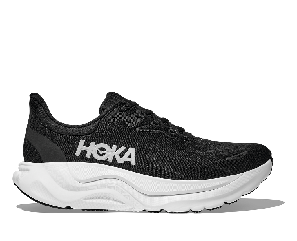 HOKA Men's Arahi 8 - BLACK / WHITE (Wide)