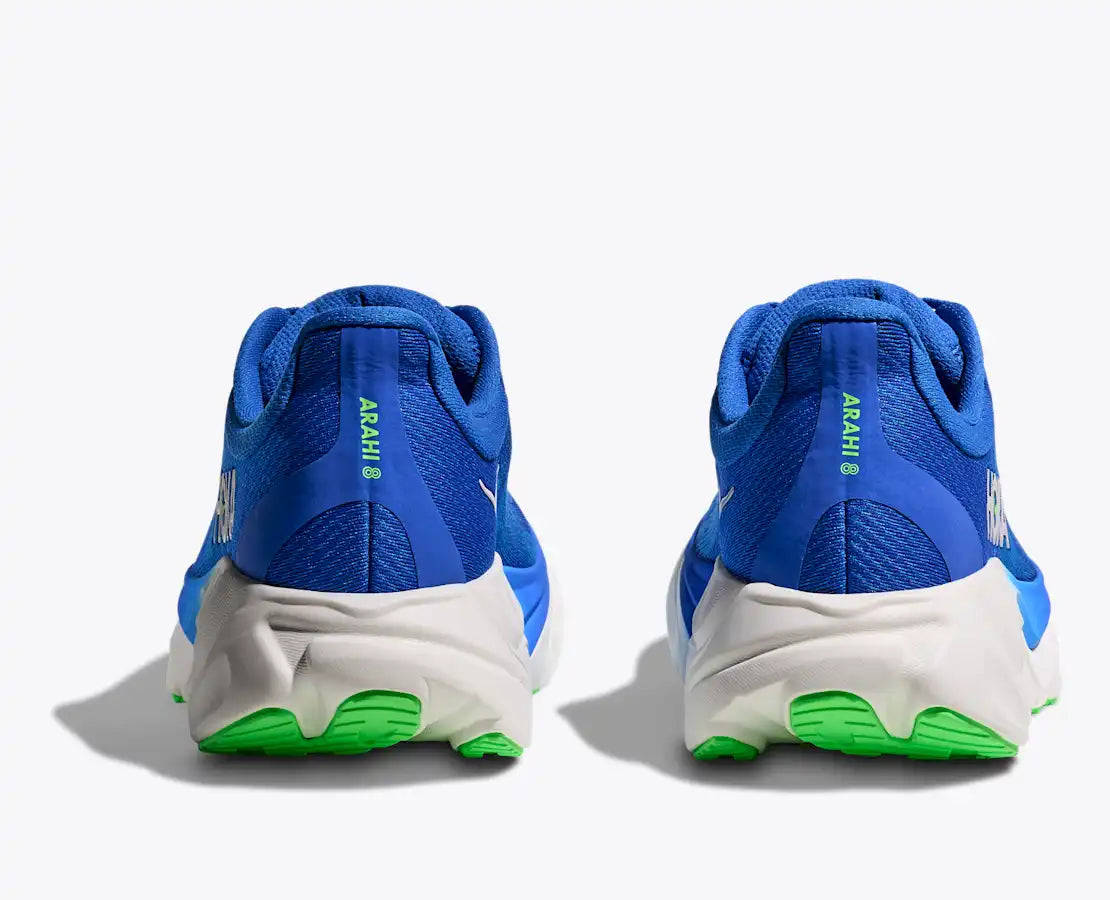 HOKA Men's Arahi 8 - COBALT BLUE / NEON GREEN (Wide)