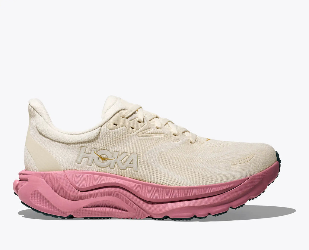 HOKA Women's Arahi 8 - ALABASTER / LINGONBERRY