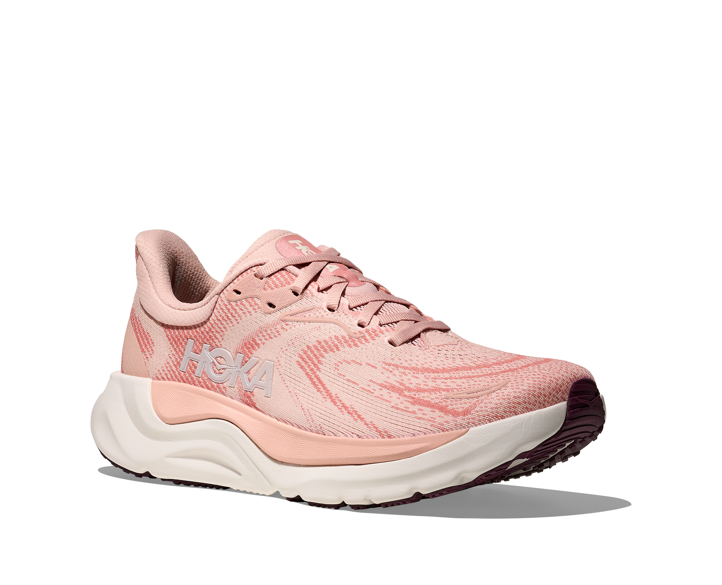 HOKA Women's Arahi 8 - BLUSH / ROSE LATTE