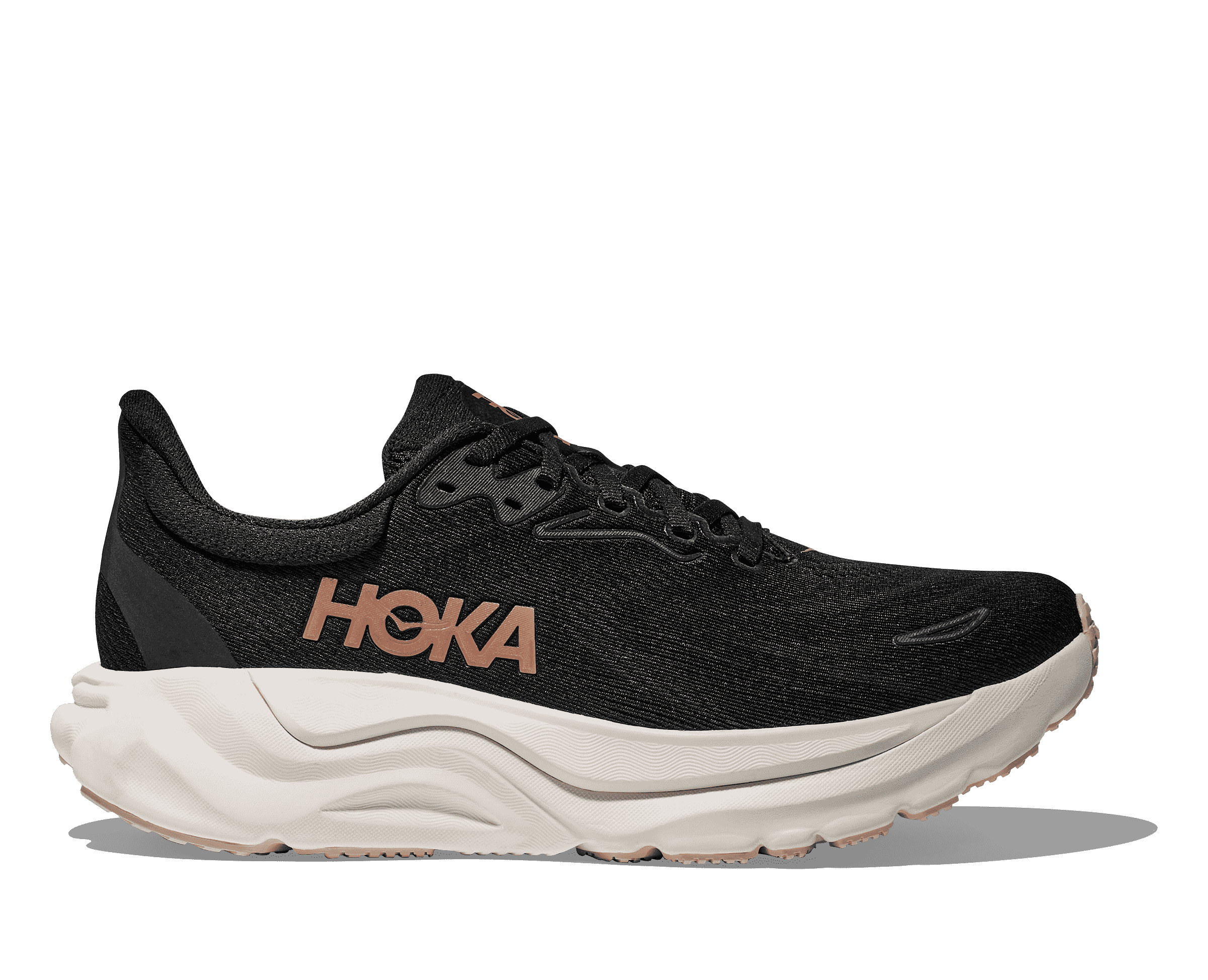 HOKA Women's Arahi 8 - BLACK / ROSE GOLD