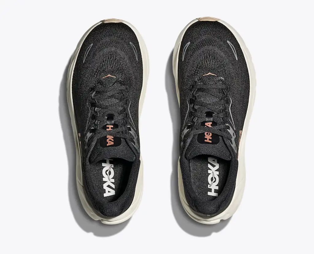 HOKA Women's Arahi 8 - BLACK / ROSE GOLD (Wide)
