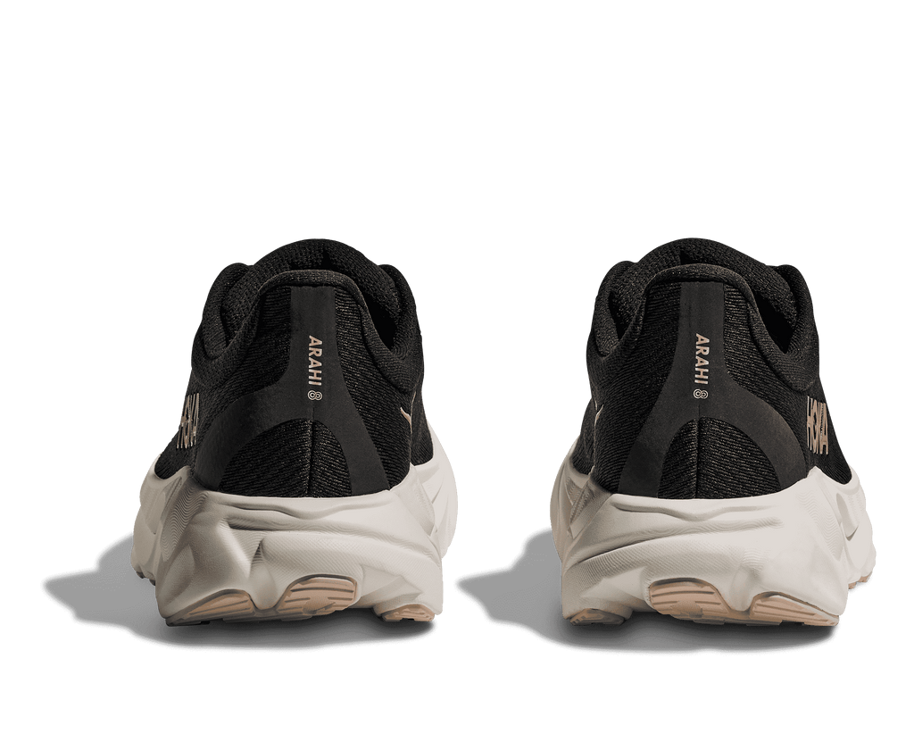 HOKA Women's Arahi 8 - BLACK / ROSE GOLD