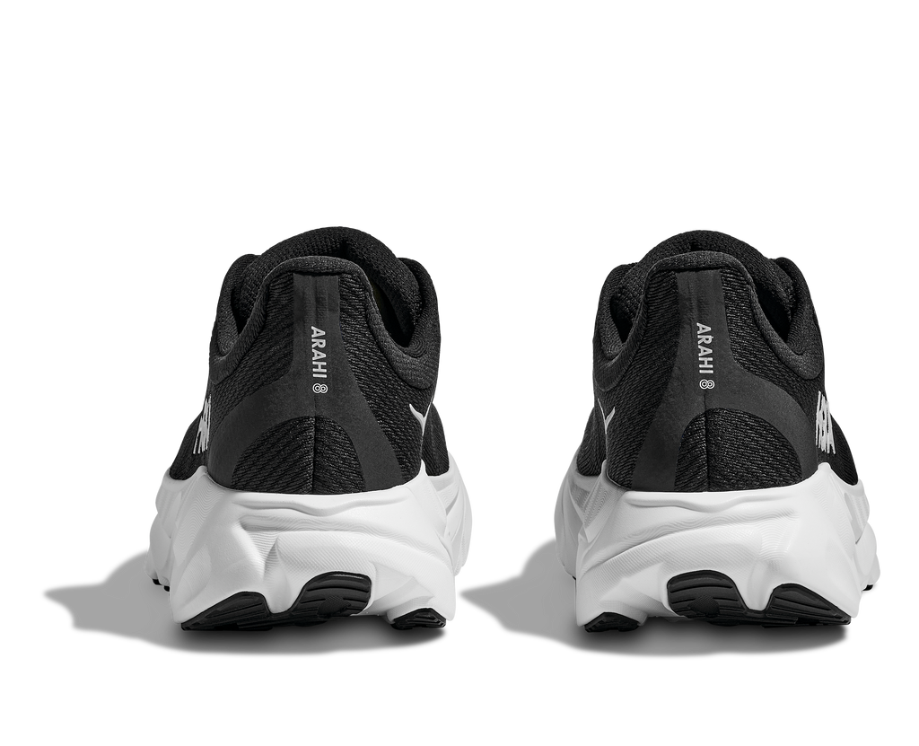 HOKA Women's Arahi 8 - BLACK / WHITE
