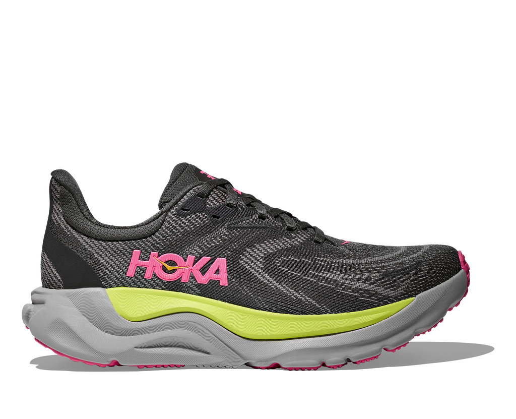 HOKA Women's Arahi 8 - CHARCOAL GREY / GREY SKIES